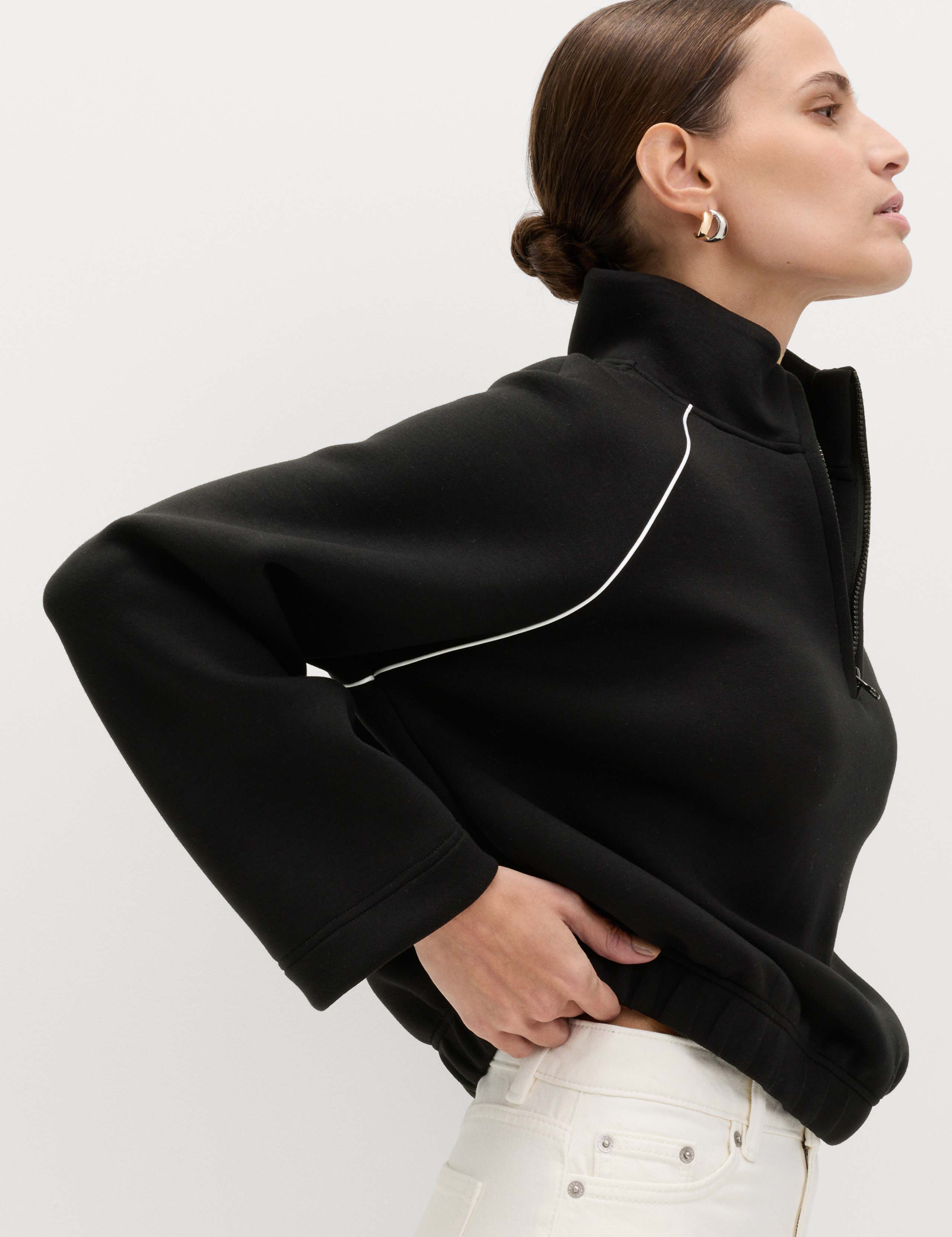 Half Zip Long Sleeve Sweatshirt 3 of 6