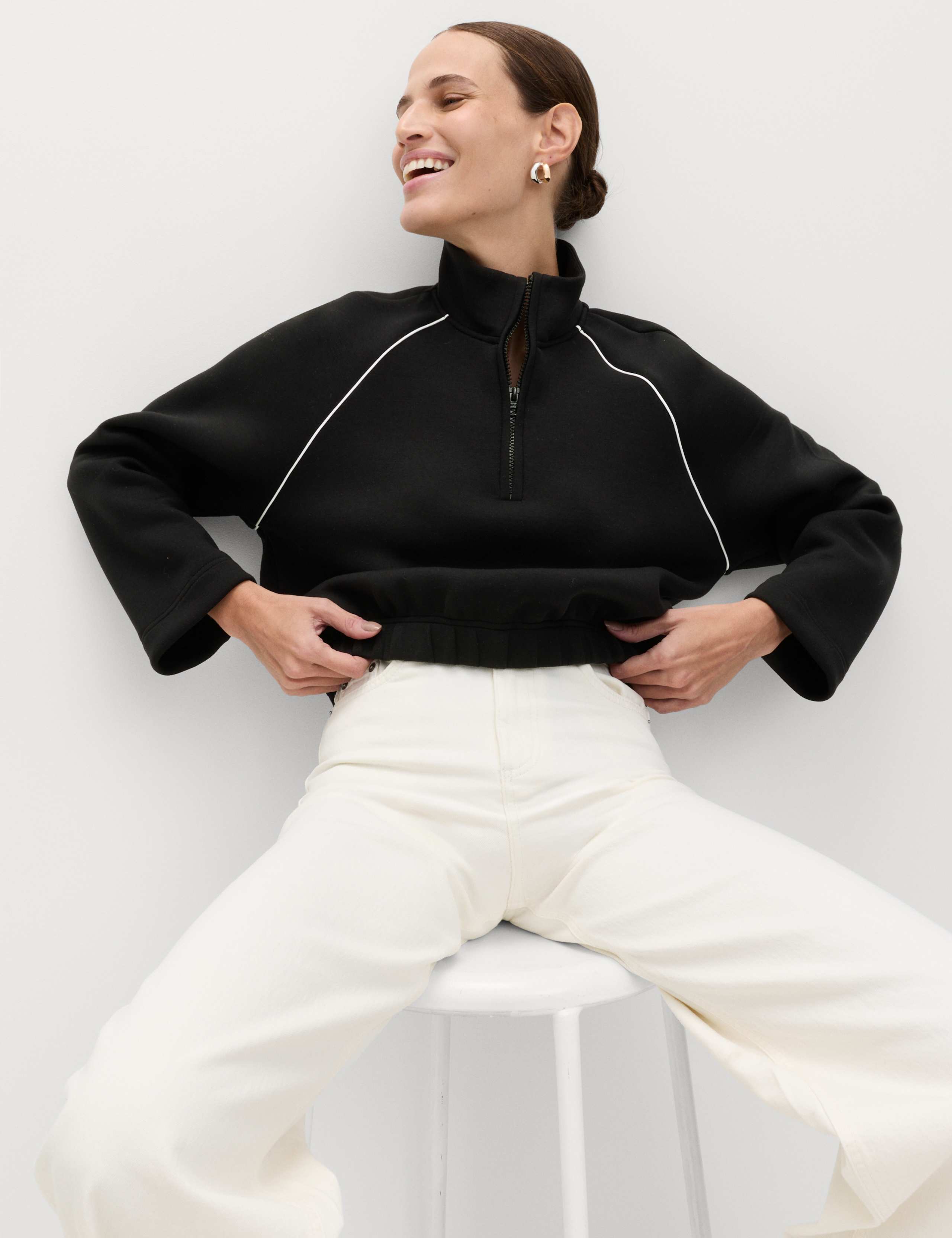 Half Zip Long Sleeve Sweatshirt 5 of 6