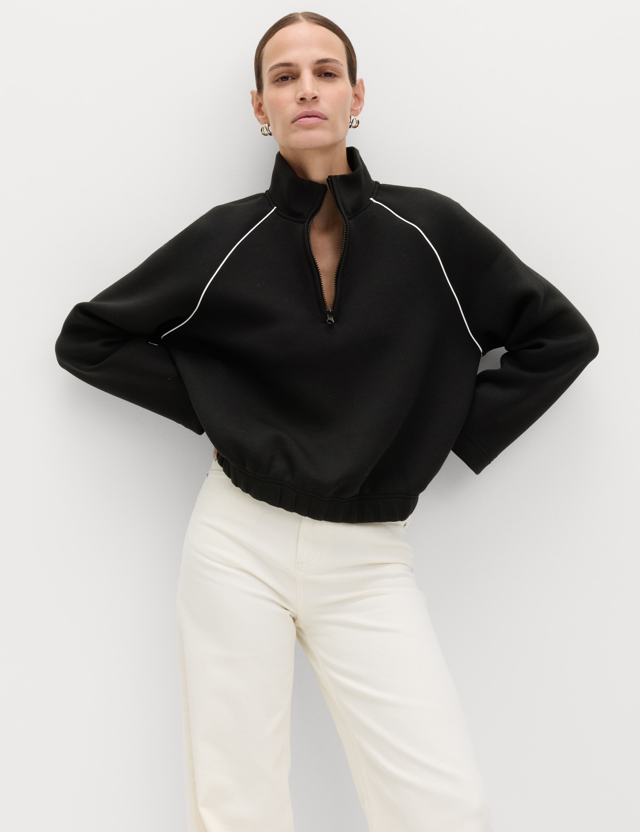 Half Zip Long Sleeve Sweatshirt 6 of 6