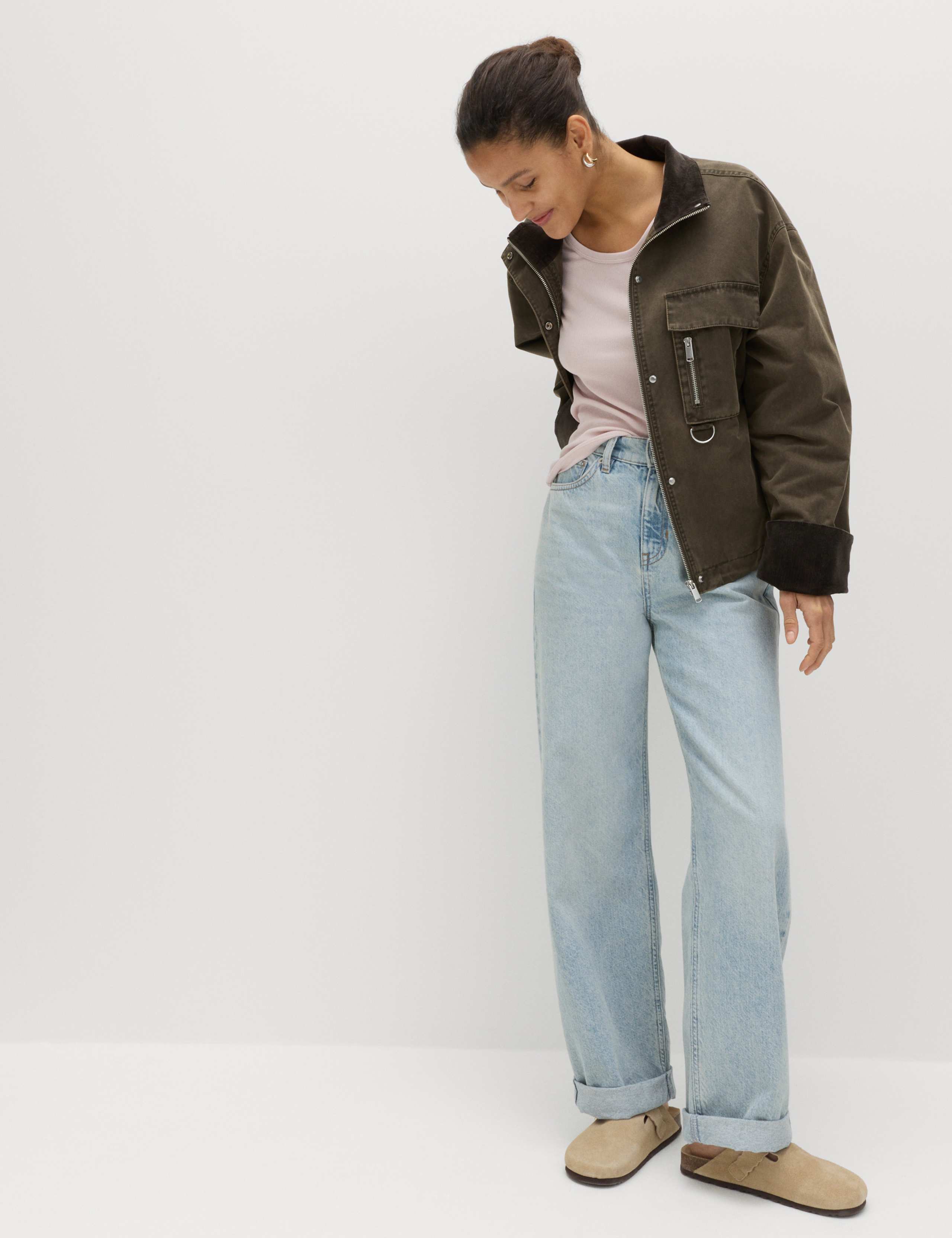 Cotton Rich Scoop Neck Slim Fit T-Shirt 5 of 5