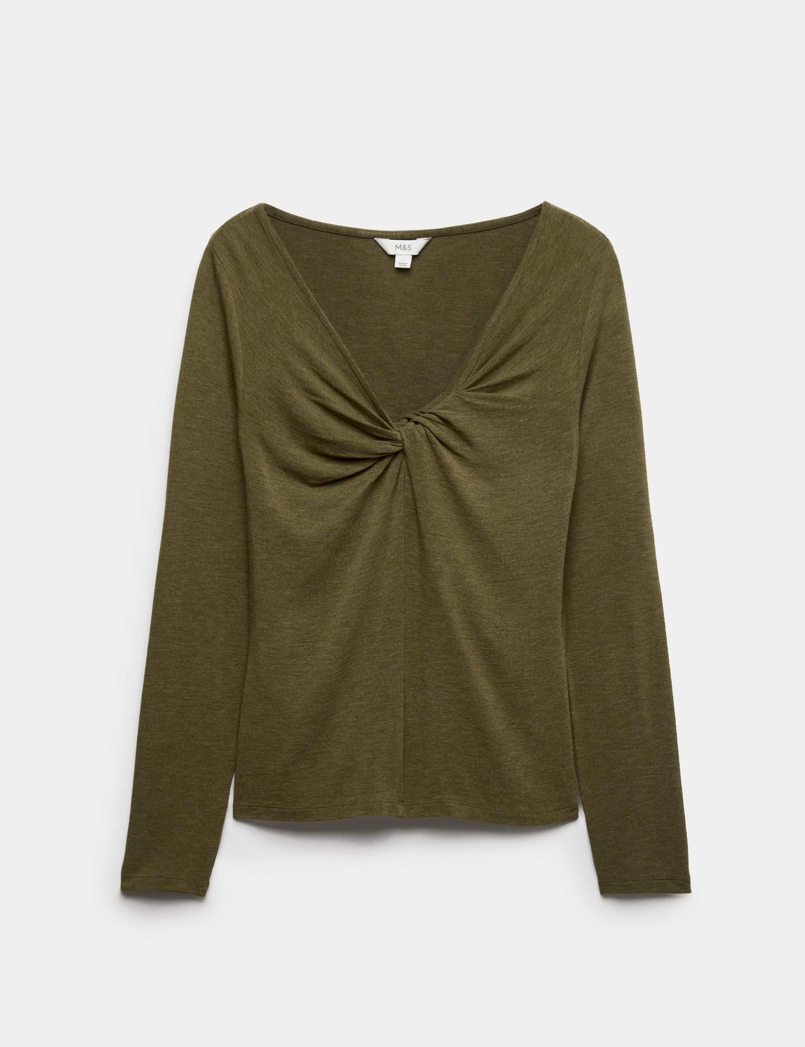 Twist Detail Long Sleeve Top 2 of 5