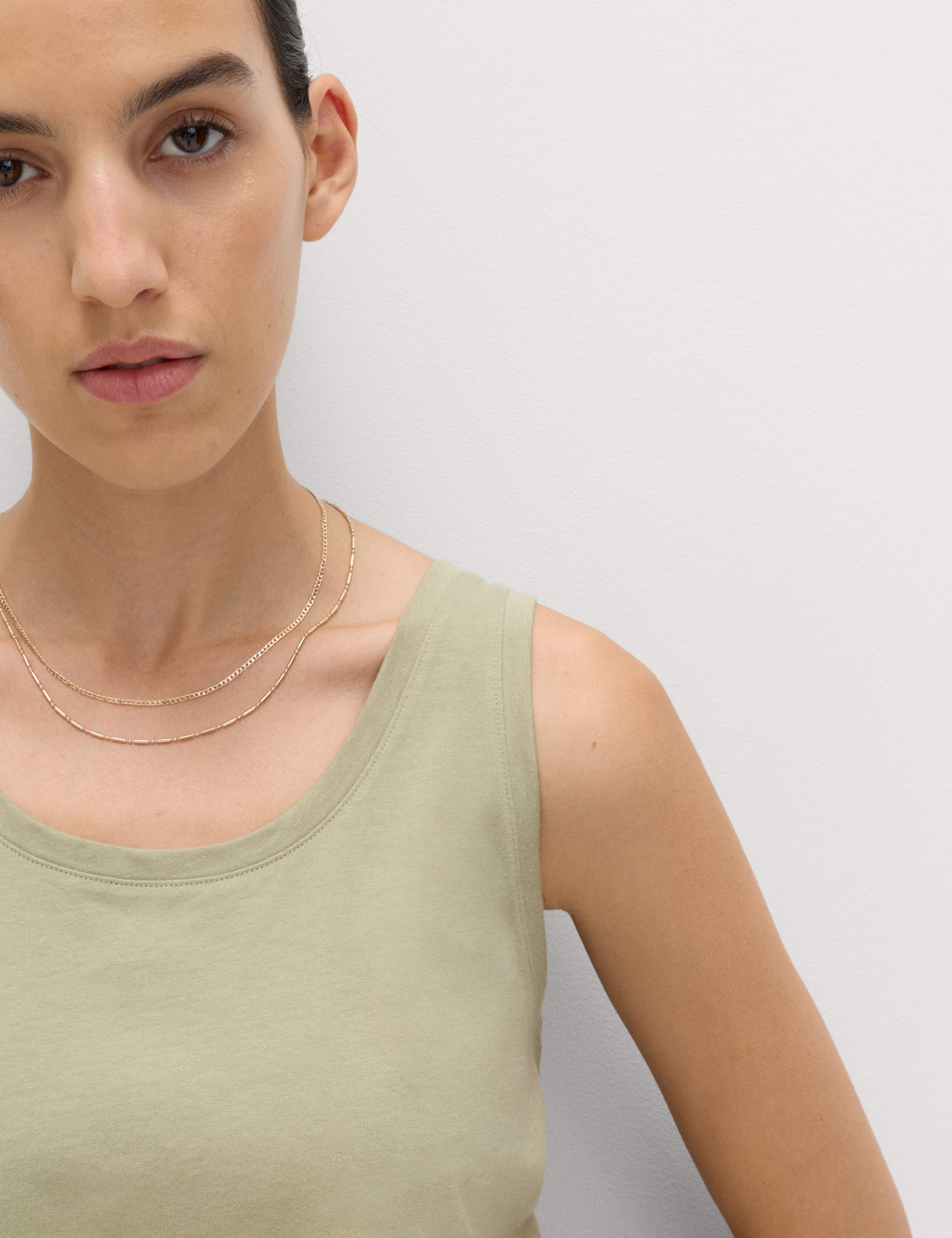 3 Pack Pure Cotton Vest Tops 3 of 5