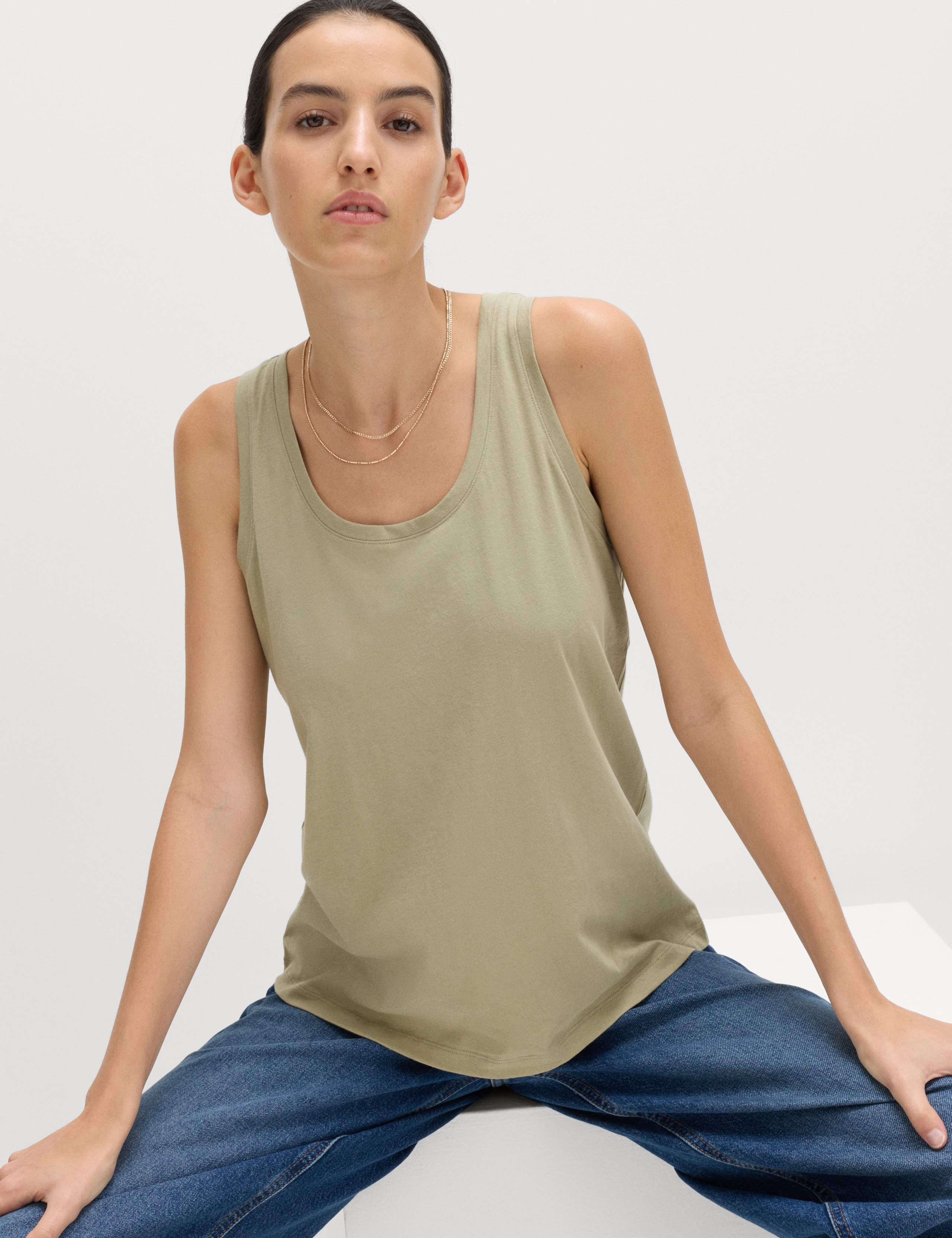 3 Pack Pure Cotton Vest Tops 2 of 5