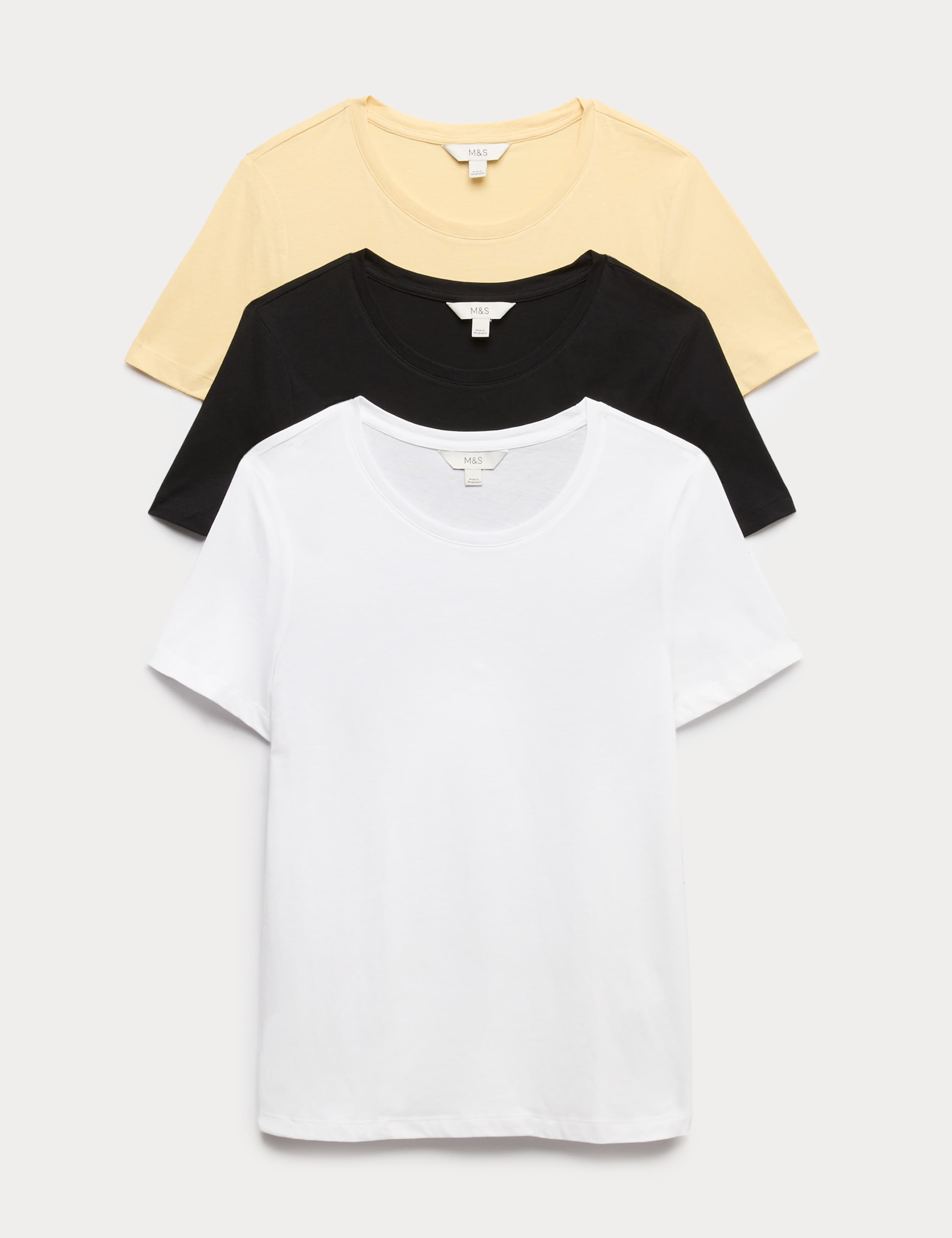 3 Pack Pure Cotton Tops 1 of 1