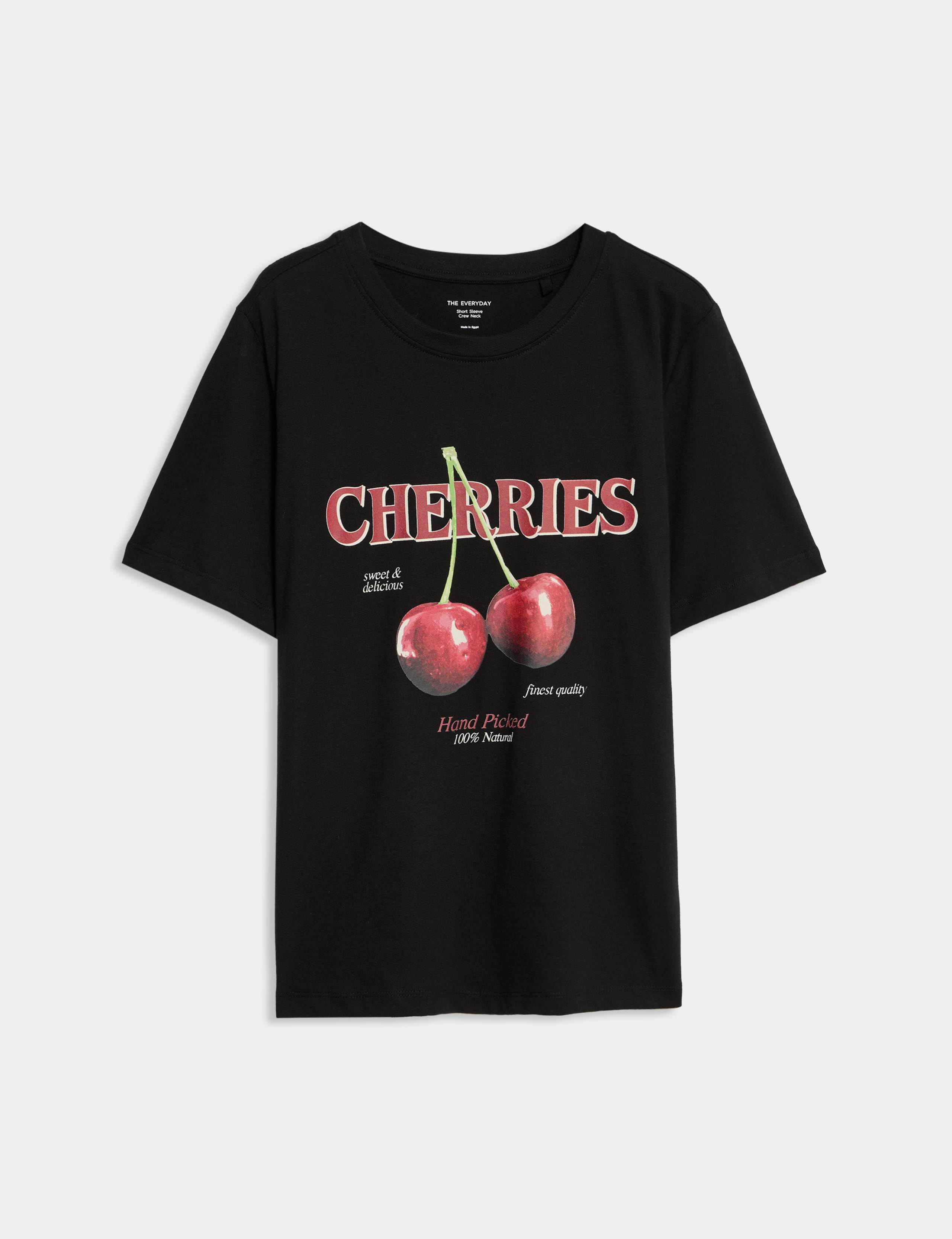 Pure Cotton Cherries Graphic T-Shirt 2 of 3