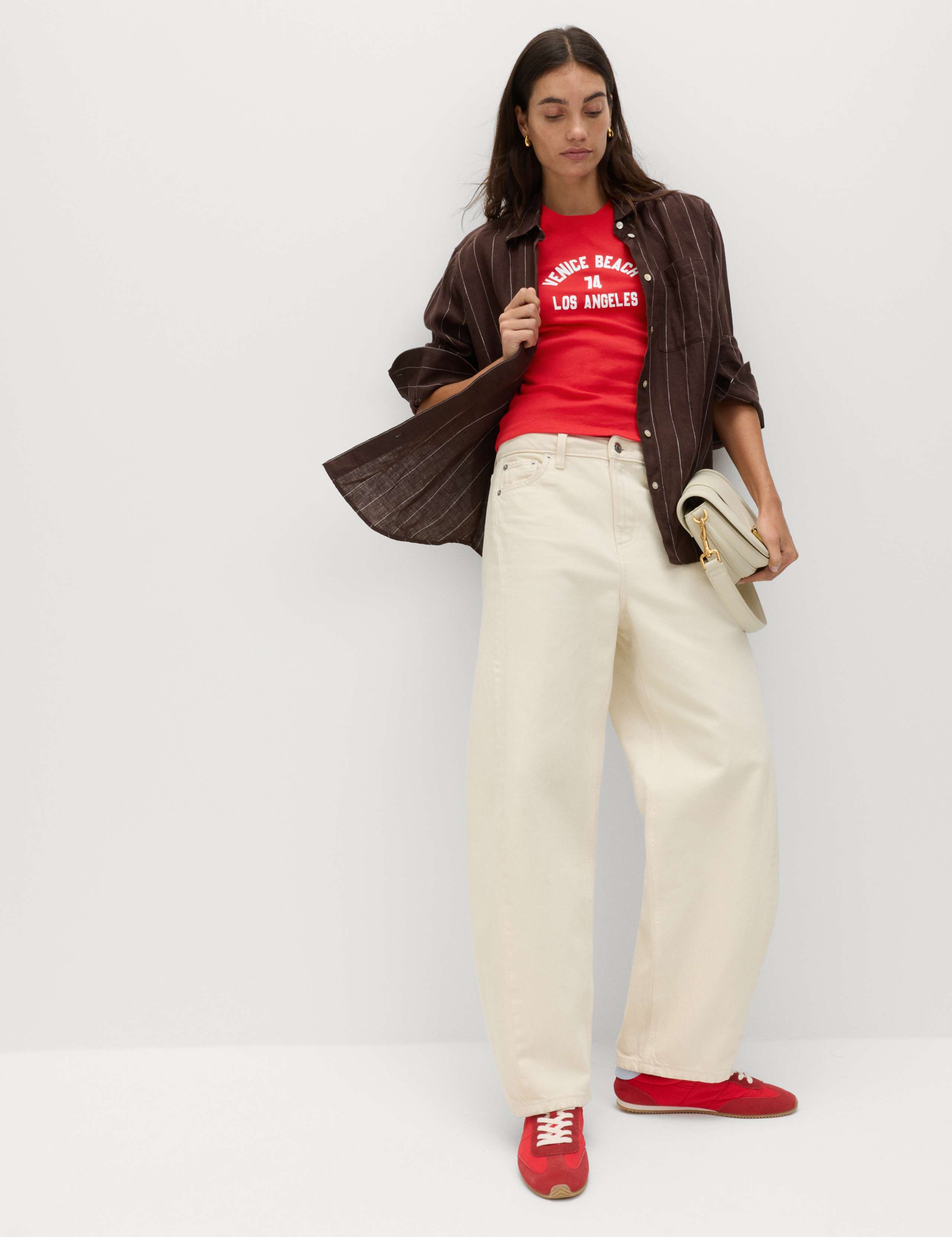 Pure Cotton Slogan Slim Fit T-Shirt 5 of 5