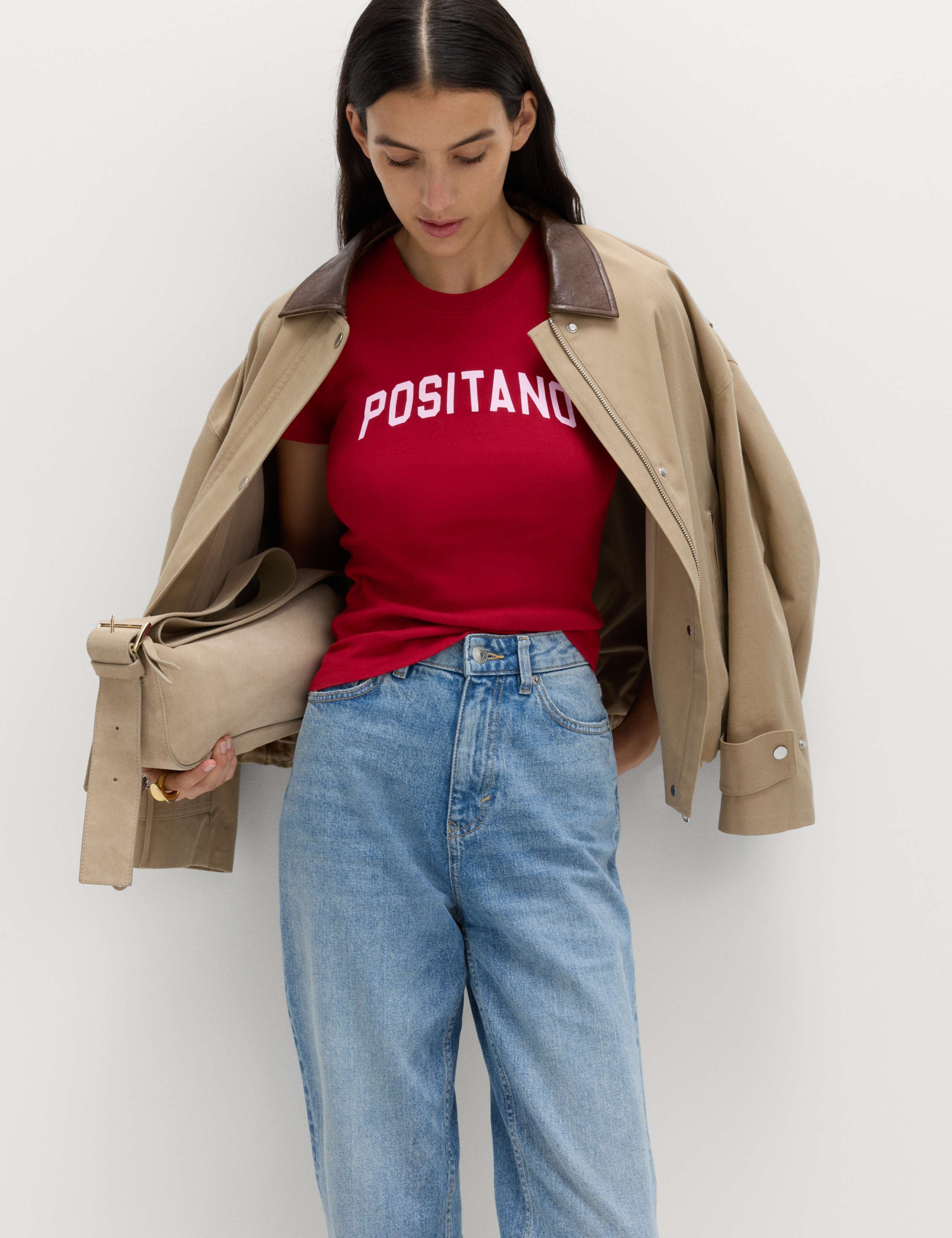 Pure Cotton Slogan Slim Fit T-Shirt 4 of 5