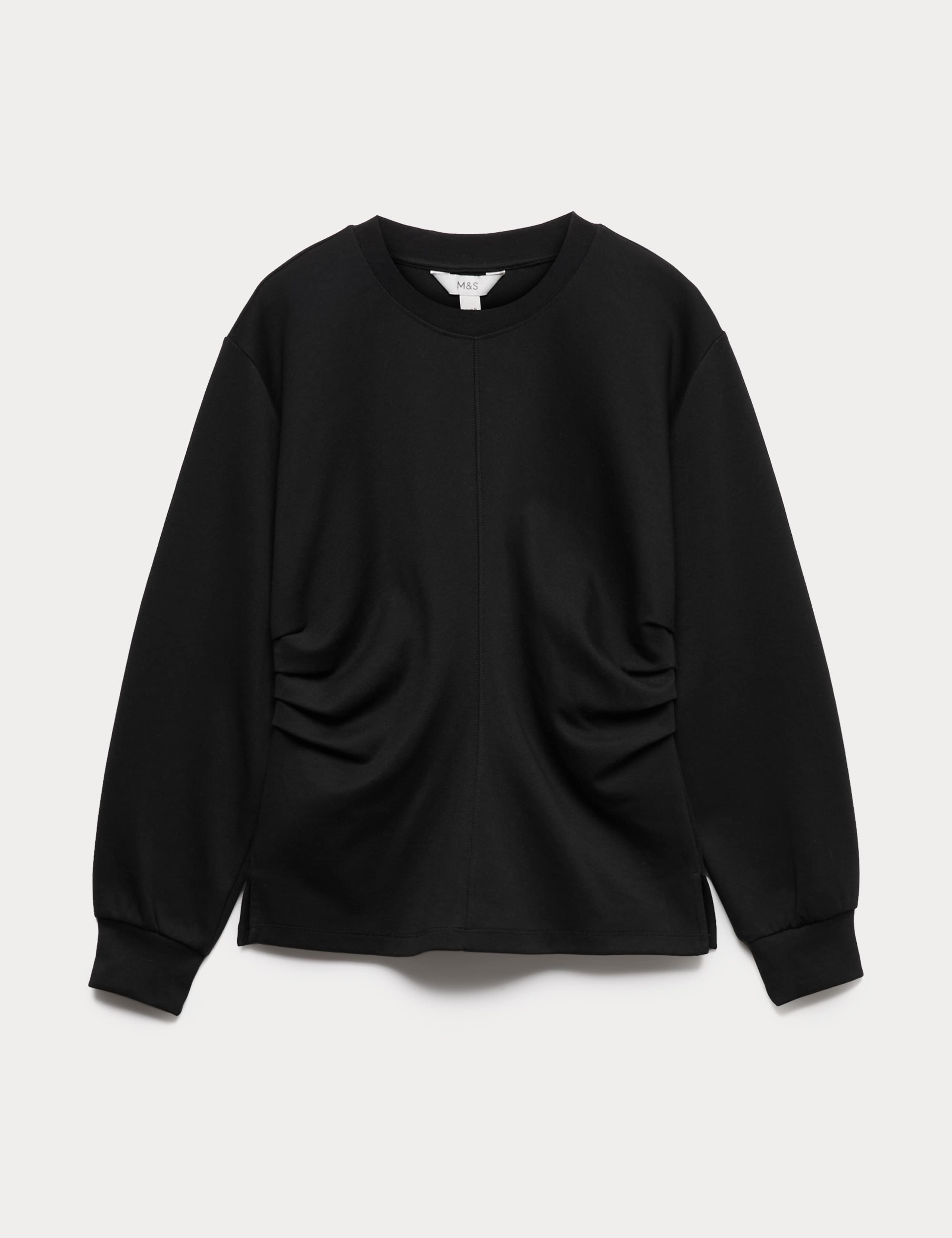 Cotton Blend Waisted Sweatshirt 1 of 1