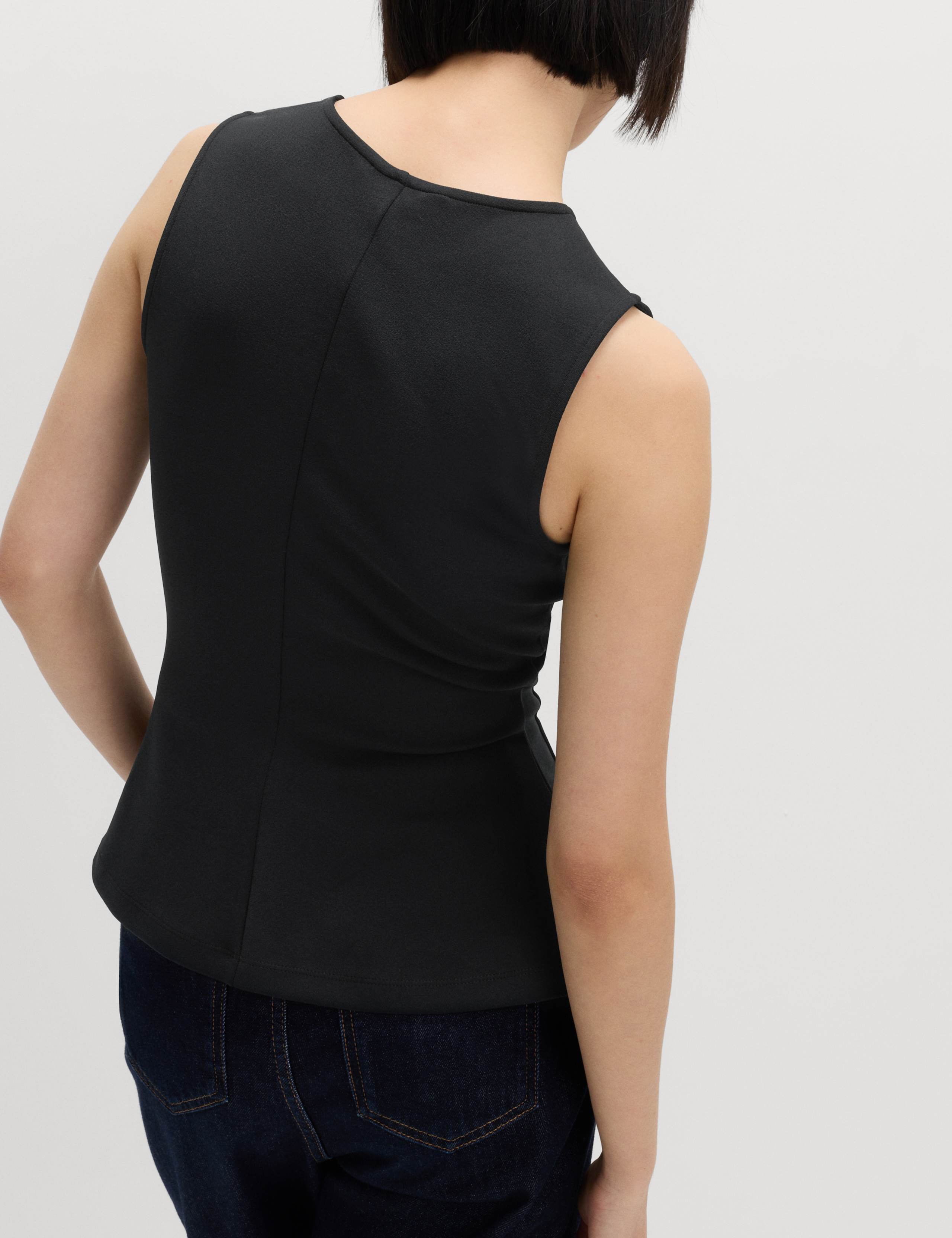 Fitted Sleeveless Peplum Top 5 of 8