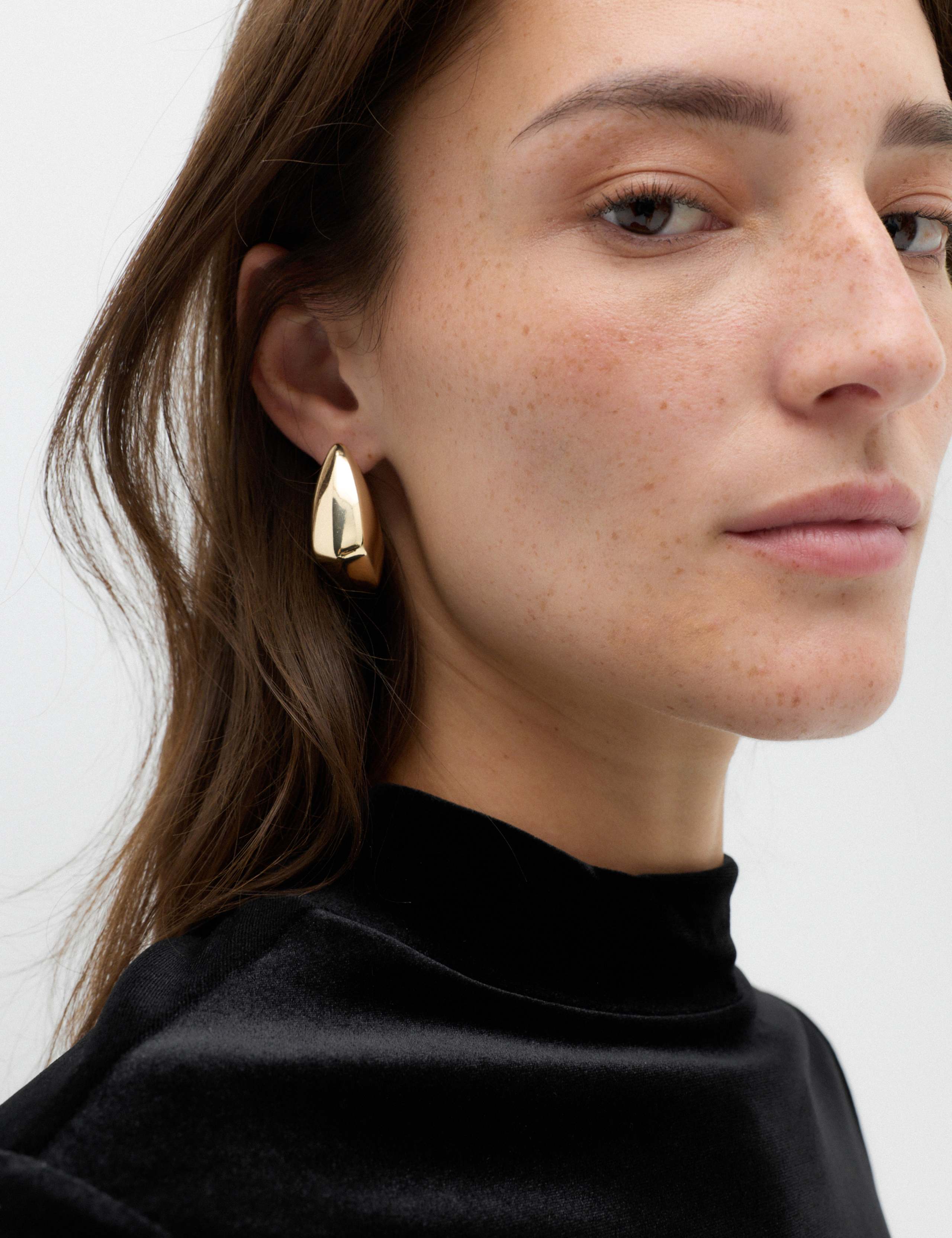 Velvet Funnel Neck Top 3 of 6