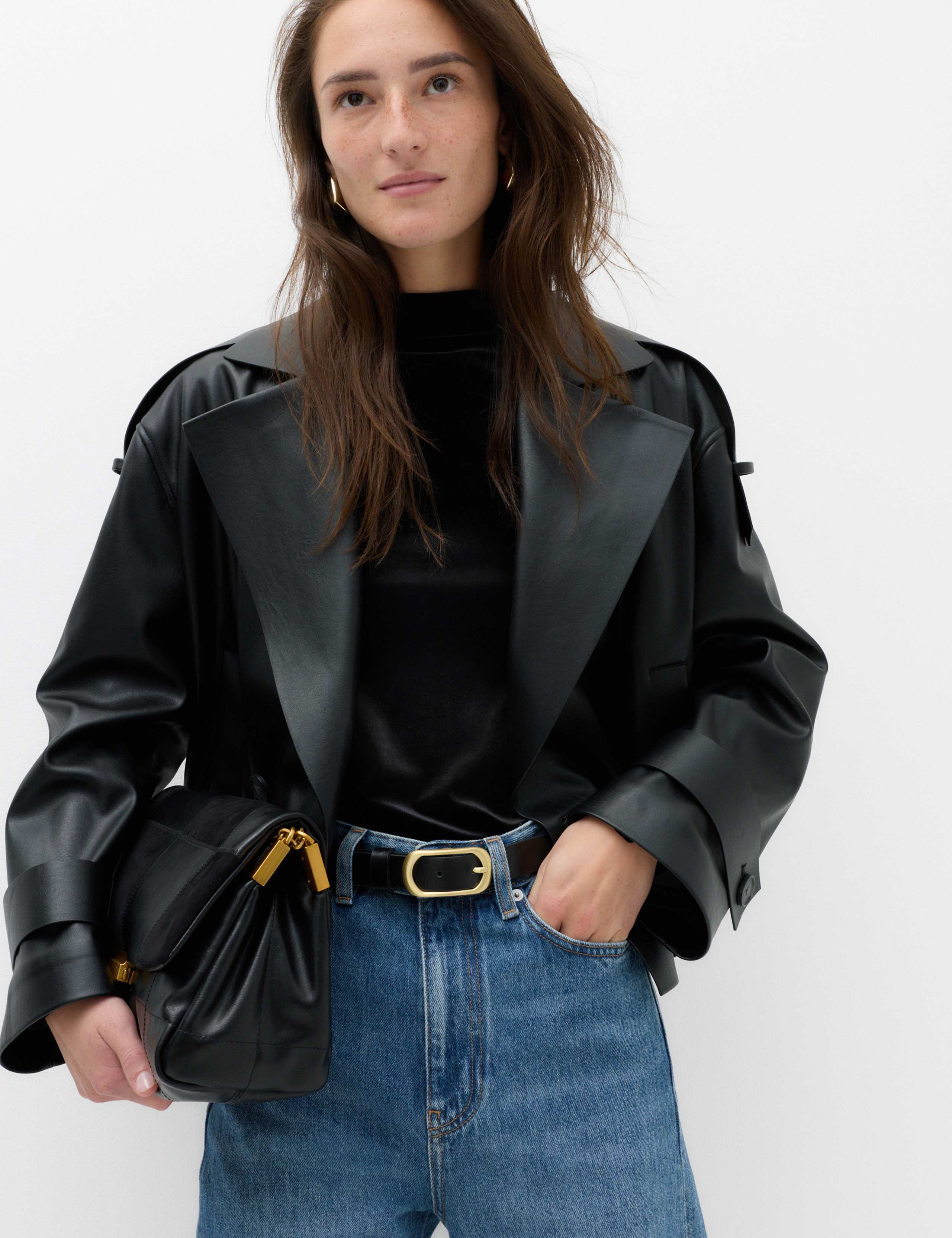 Velvet Funnel Neck Top 5 of 6