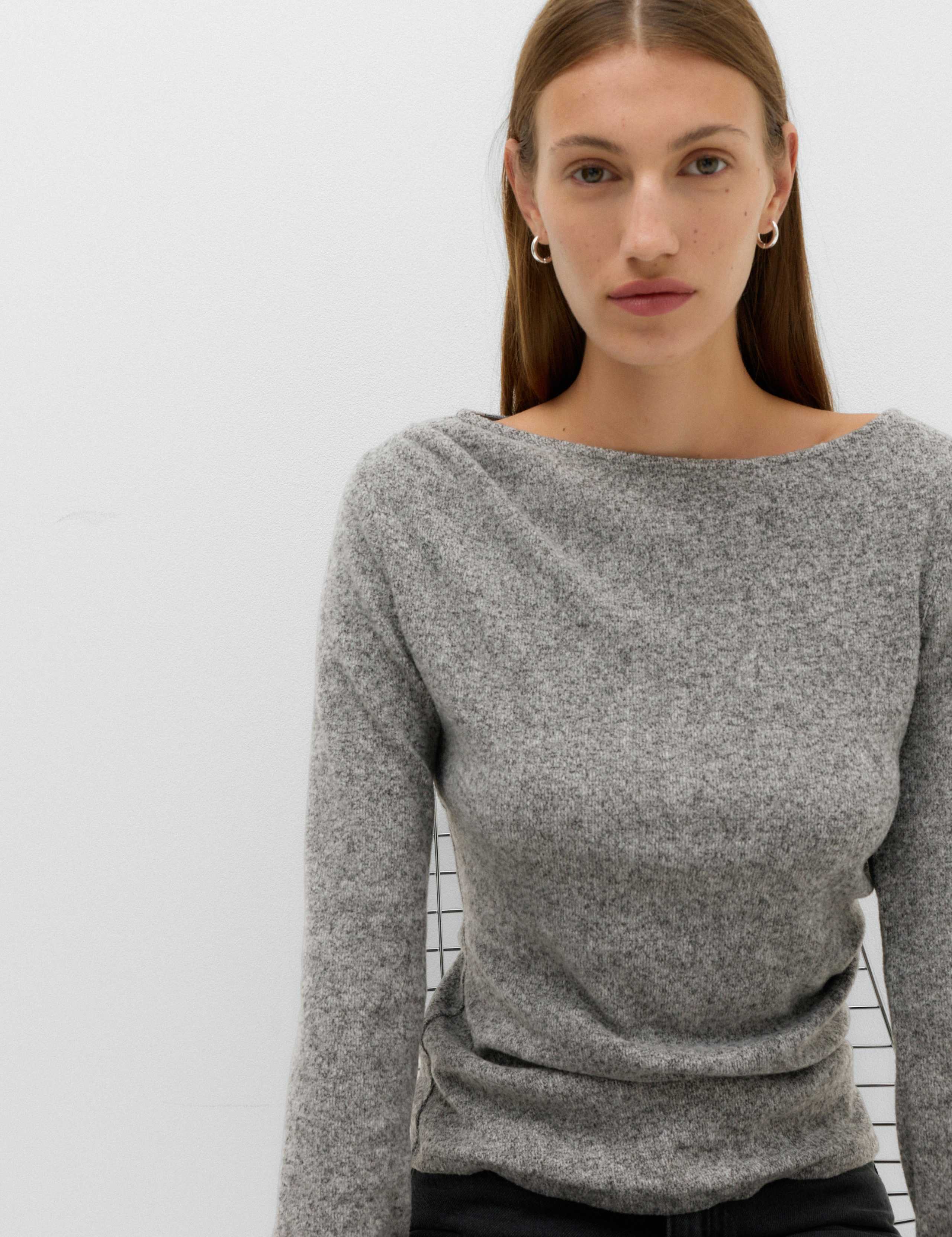 Textured Regular Fit Off The Shoulder Top 6 of 6