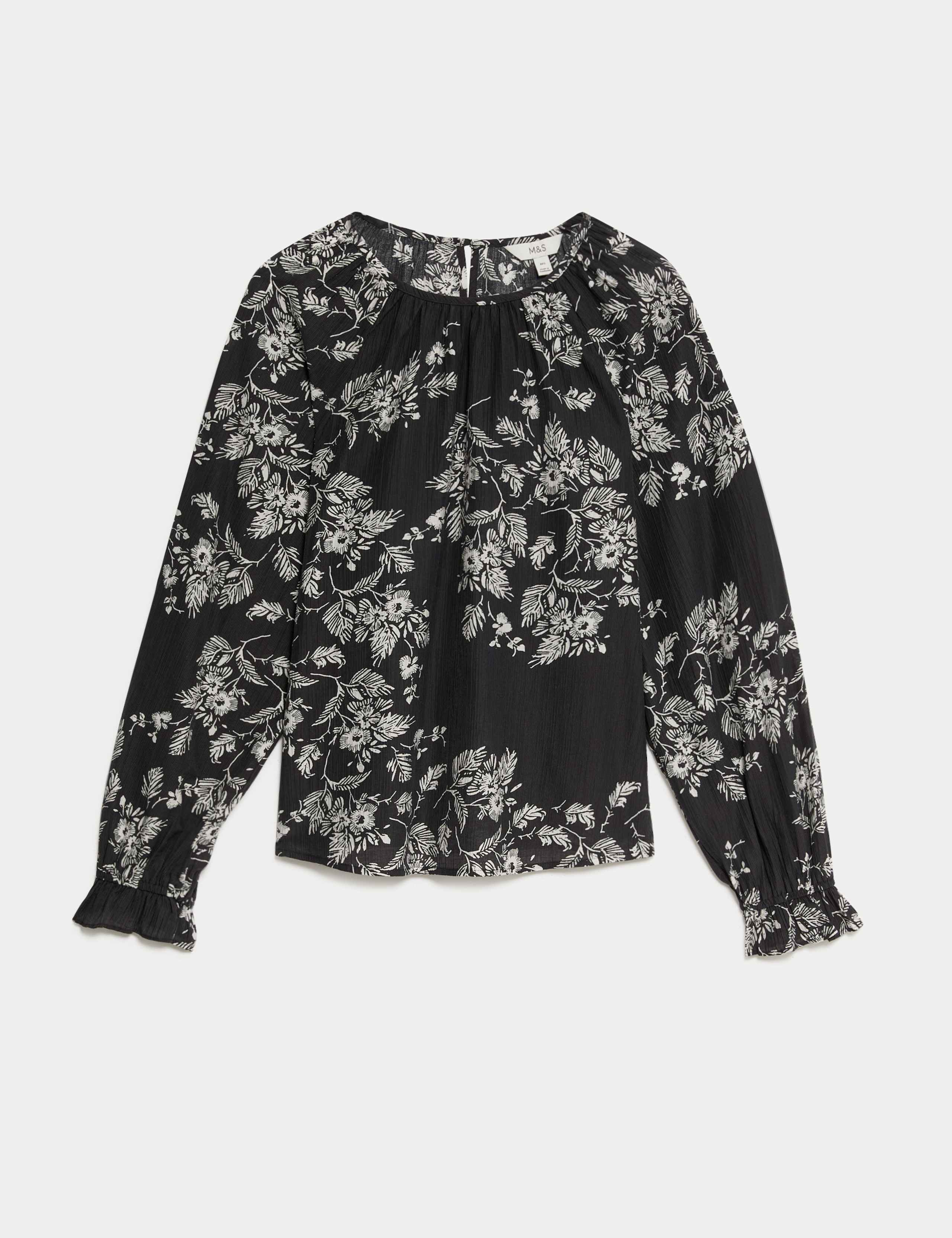 Lyocell Rich Printed Blouse 2 of 5