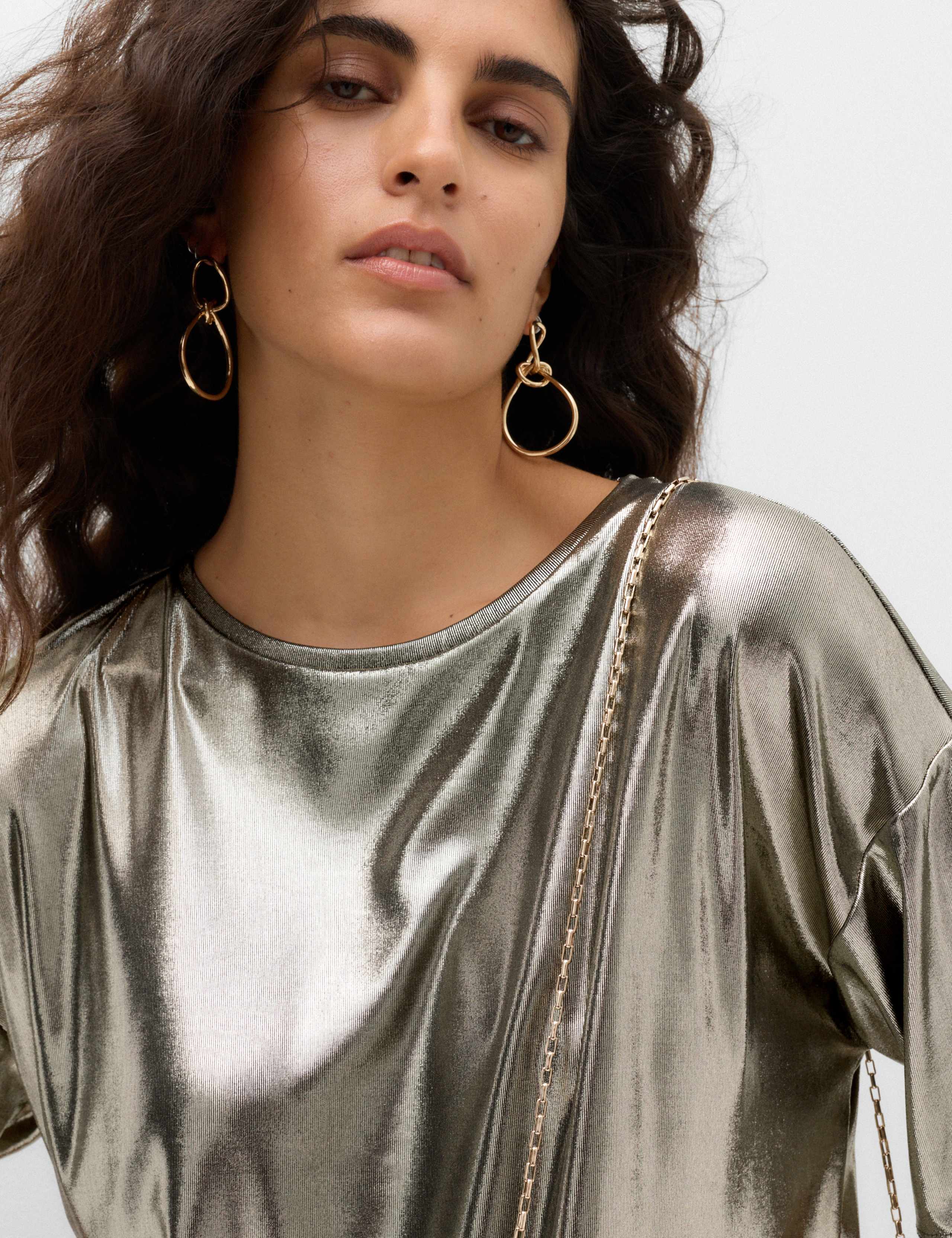 Metallic Relaxed T-Shirt 6 of 6