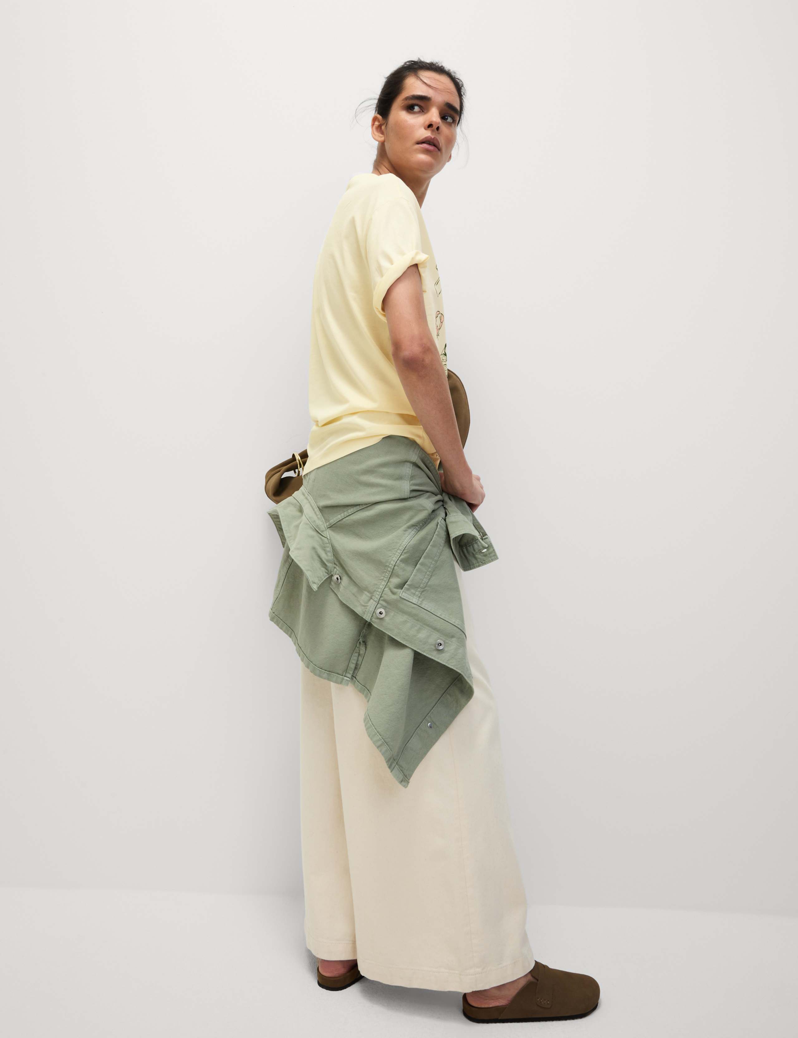 Pure Cotton Printed Oversized Graphic T-Shirt 3 of 4