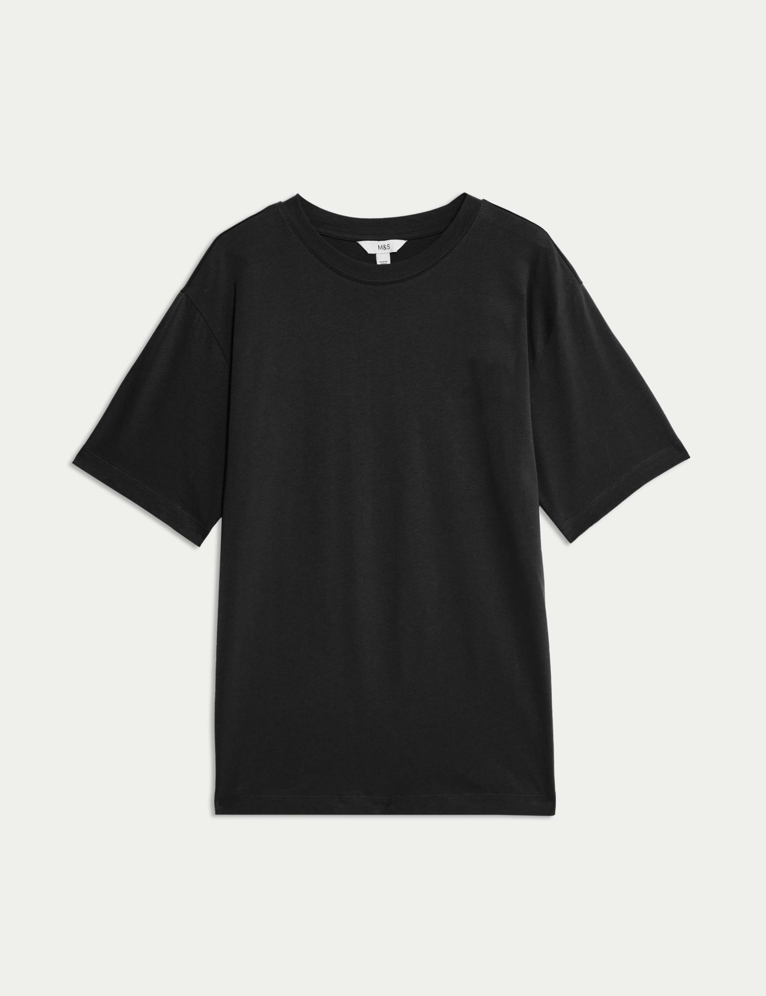 Pure Cotton Printed Oversized Graphic T-Shirt 2 of 6
