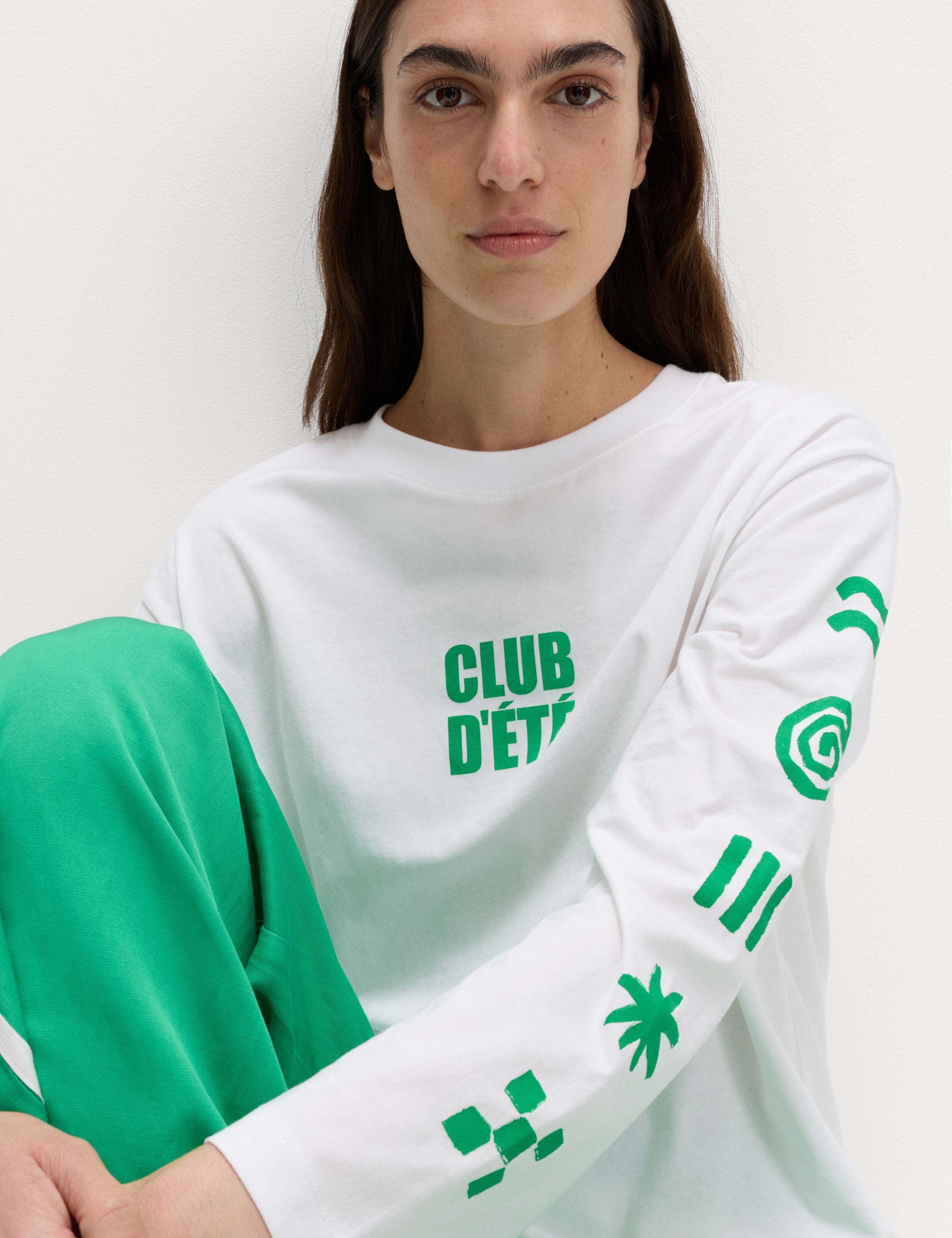 Pure Cotton Graphic Oversized T-Shirt 3 of 4