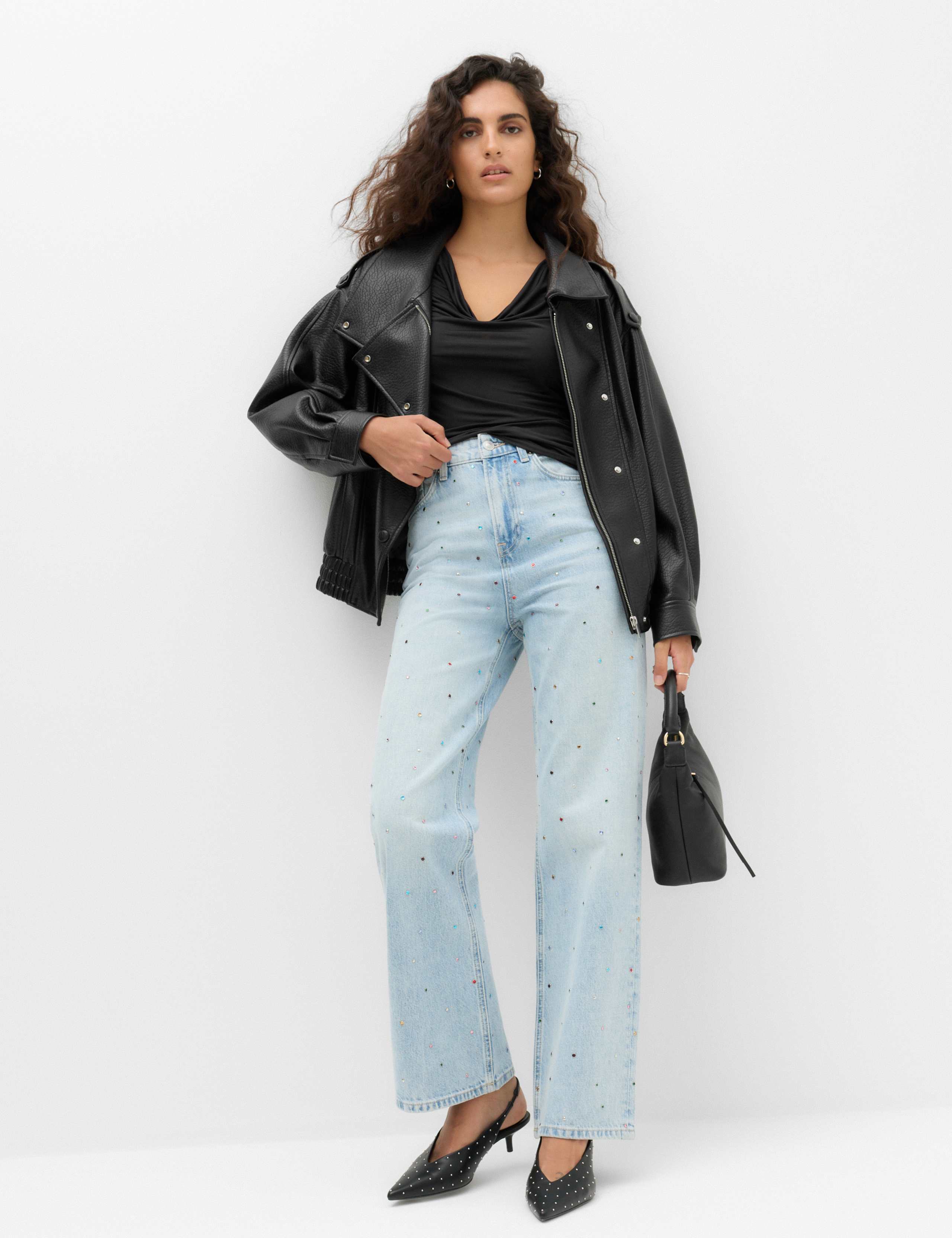 Cowl Neck Long Sleeve Drape Top by M&S