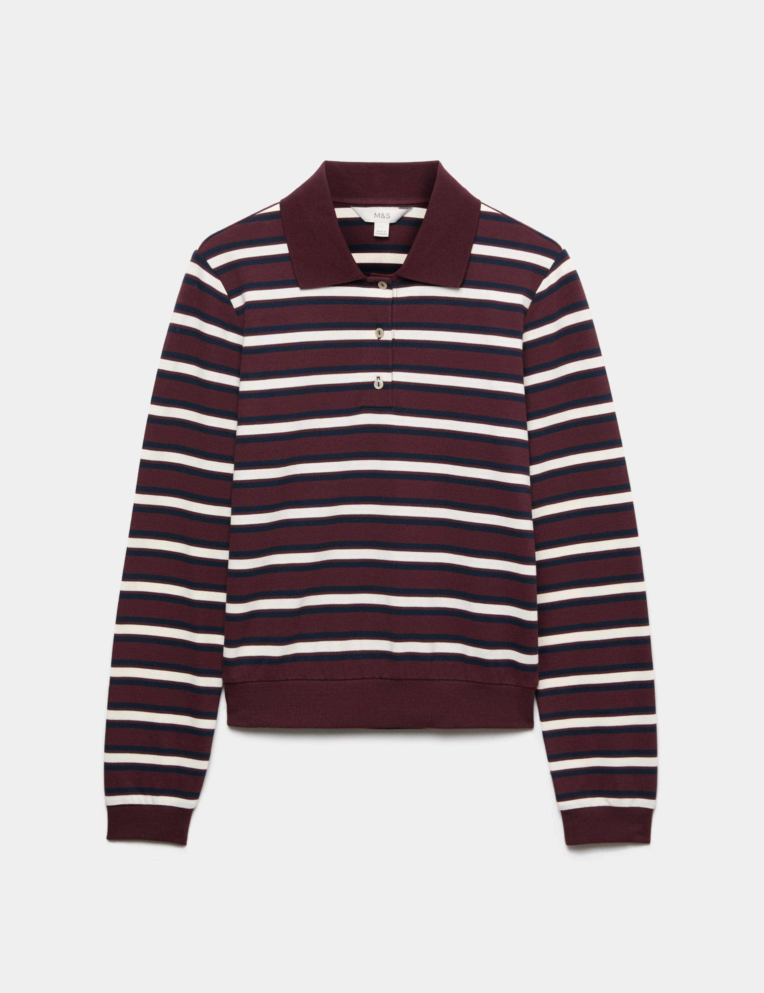 Cotton Rich Striped Rugby Top 2 of 6