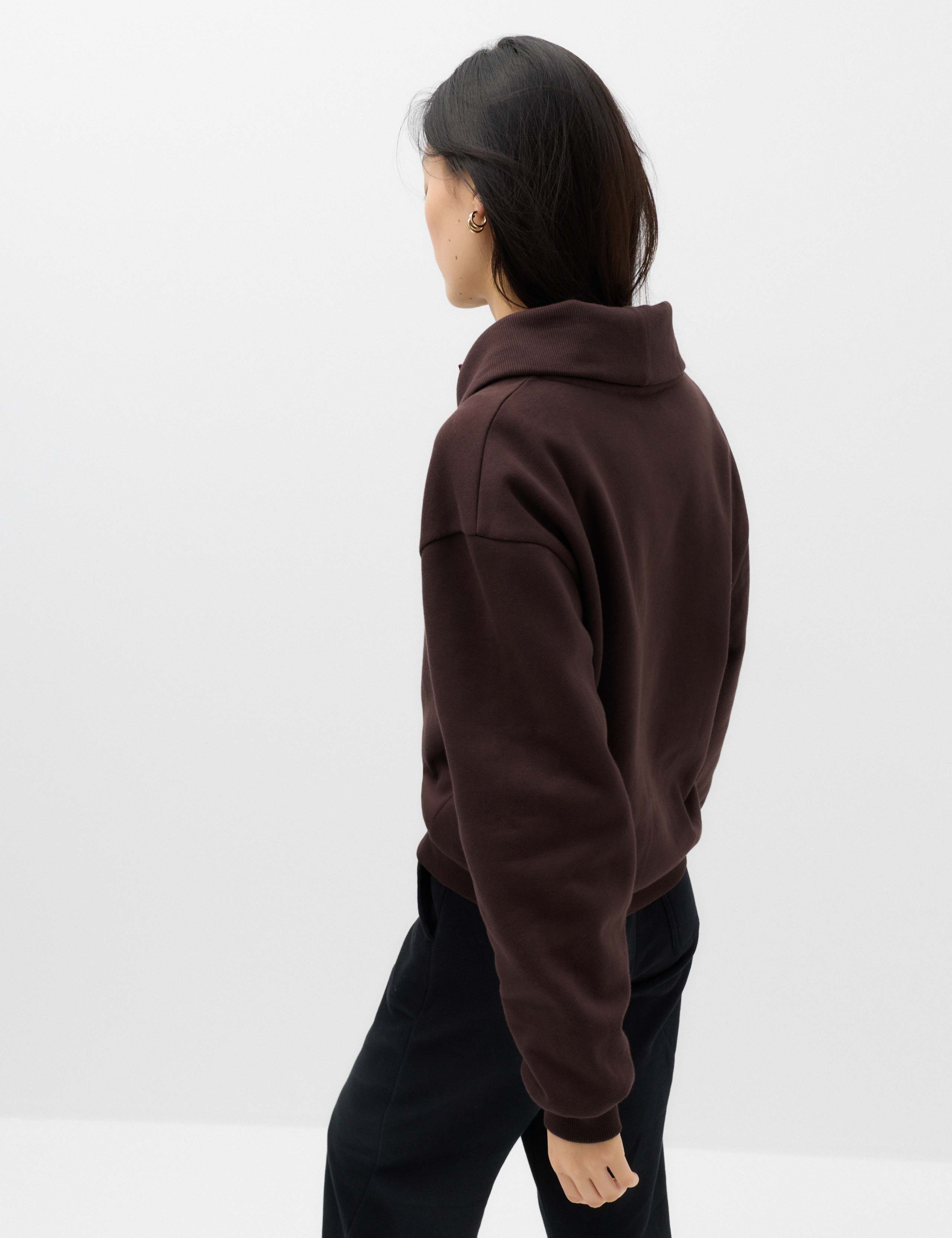 Cotton Rich Large Collared Sweatshirt 4 of 5