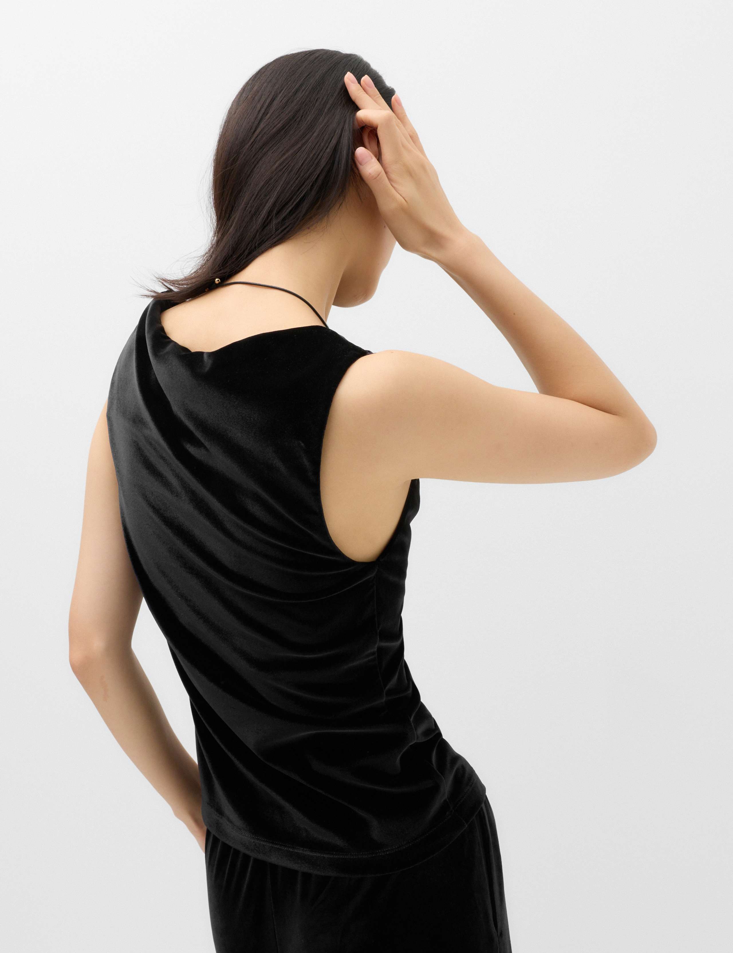 Velvet Twist Off The Shoulder Vest 3 of 5