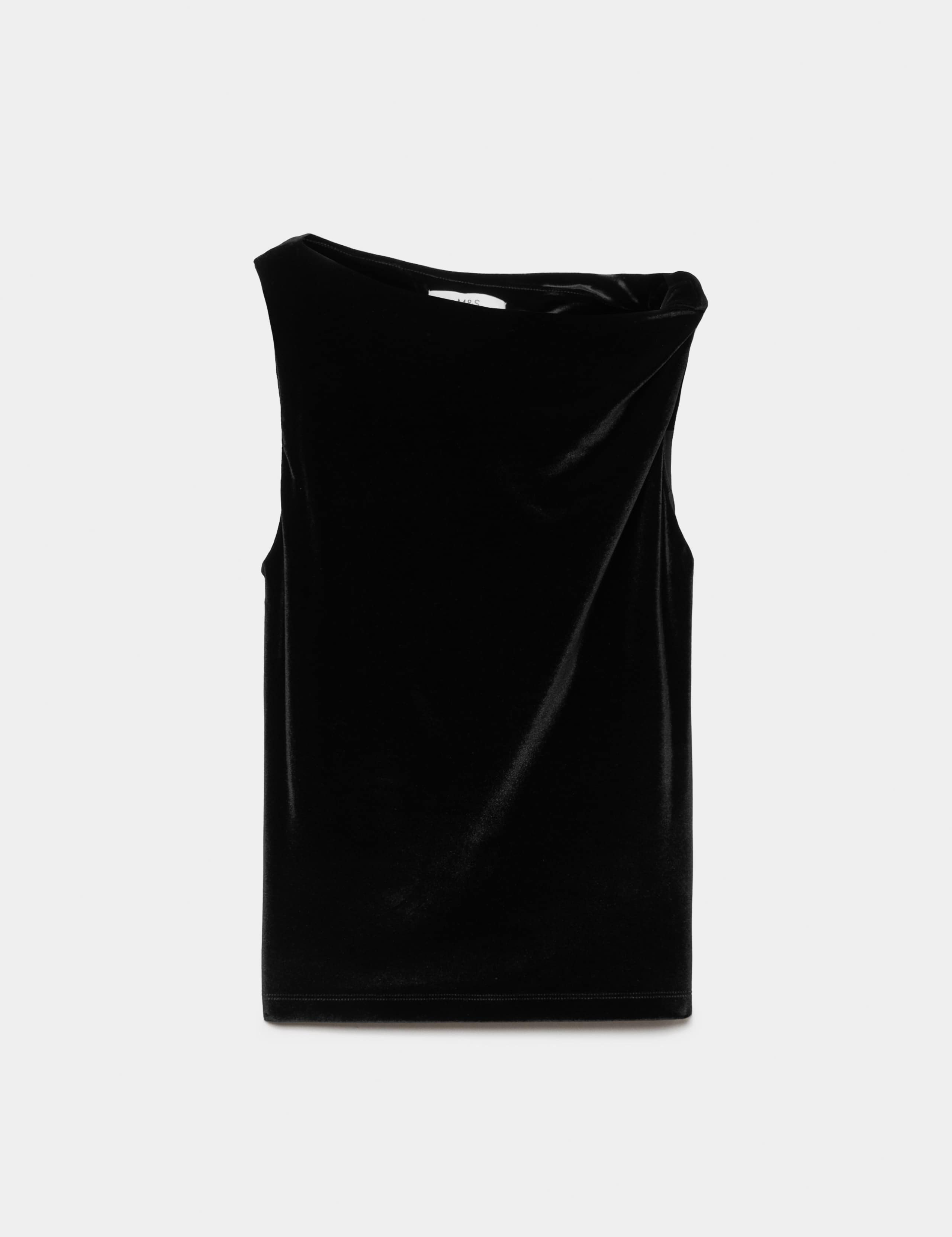 Velvet Twist Off The Shoulder Vest 2 of 5