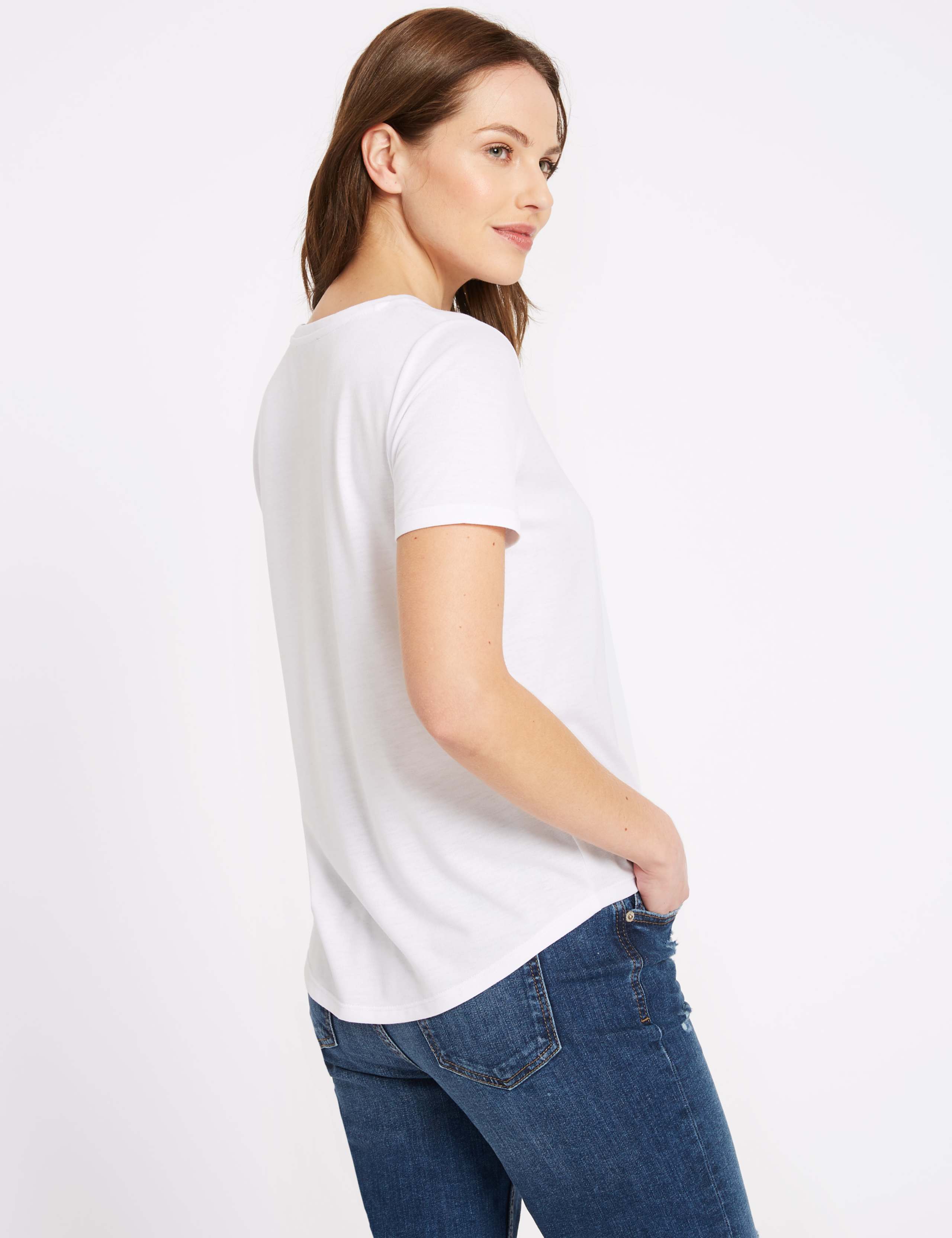 Relaxed Crew Neck T-Shirt 4 of 4