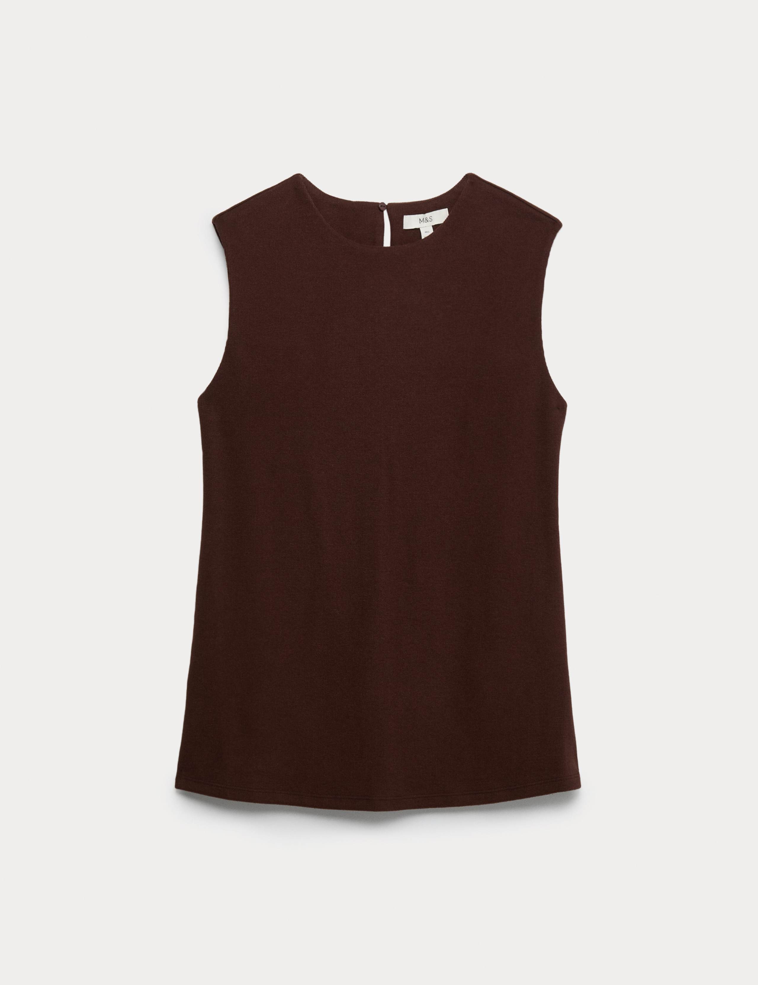 Cosy Cotton Blend Round Neck Top 2 of 5