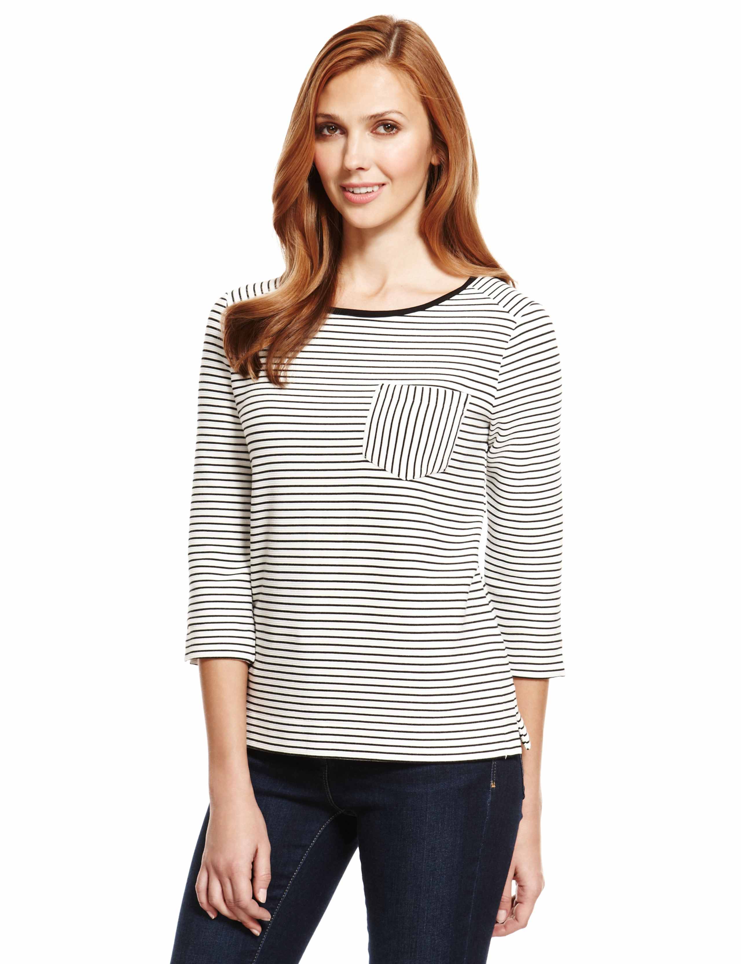 Textured Striped Top 1 of 5