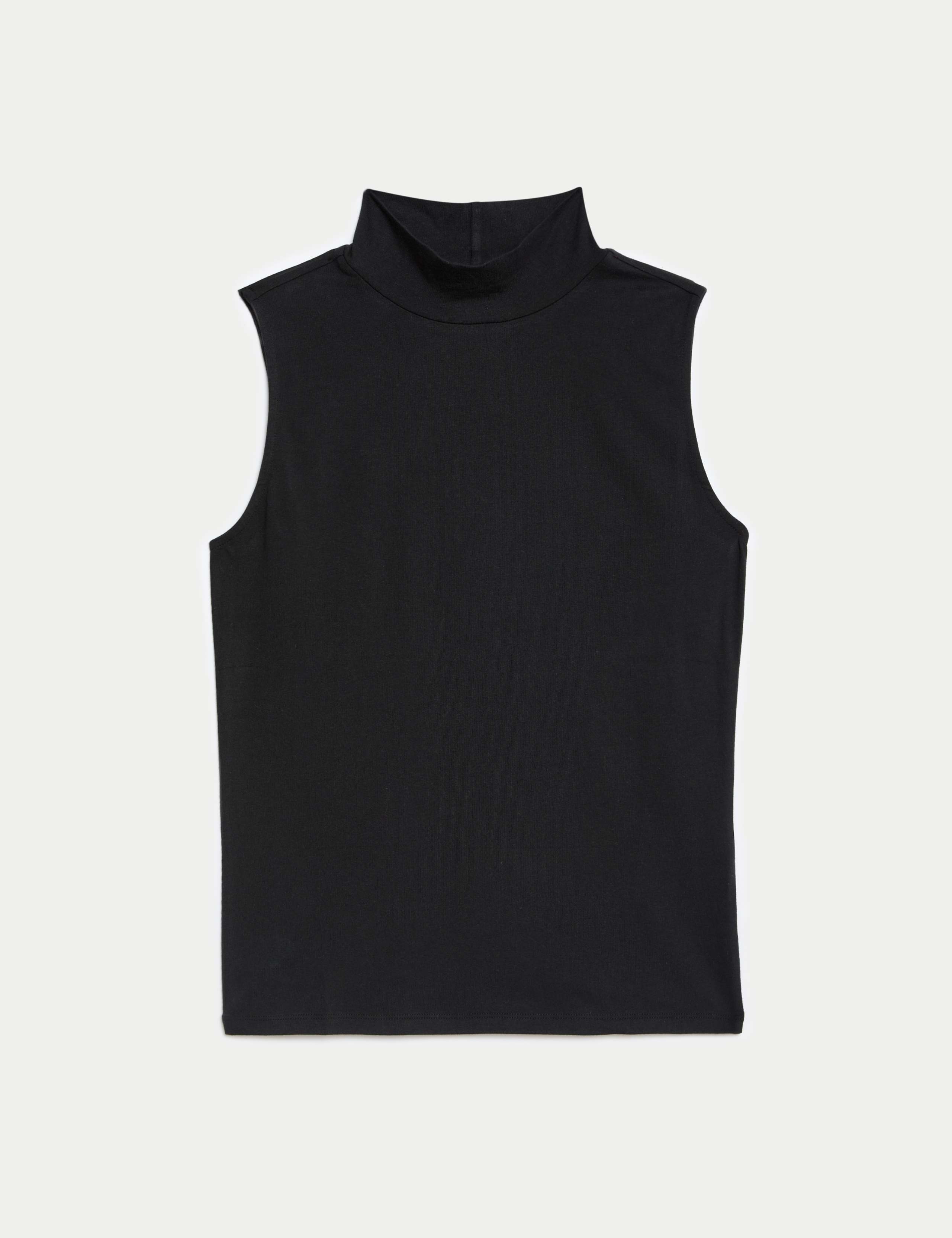 Cotton Rich Funnel Neck Vest Top 2 of 5