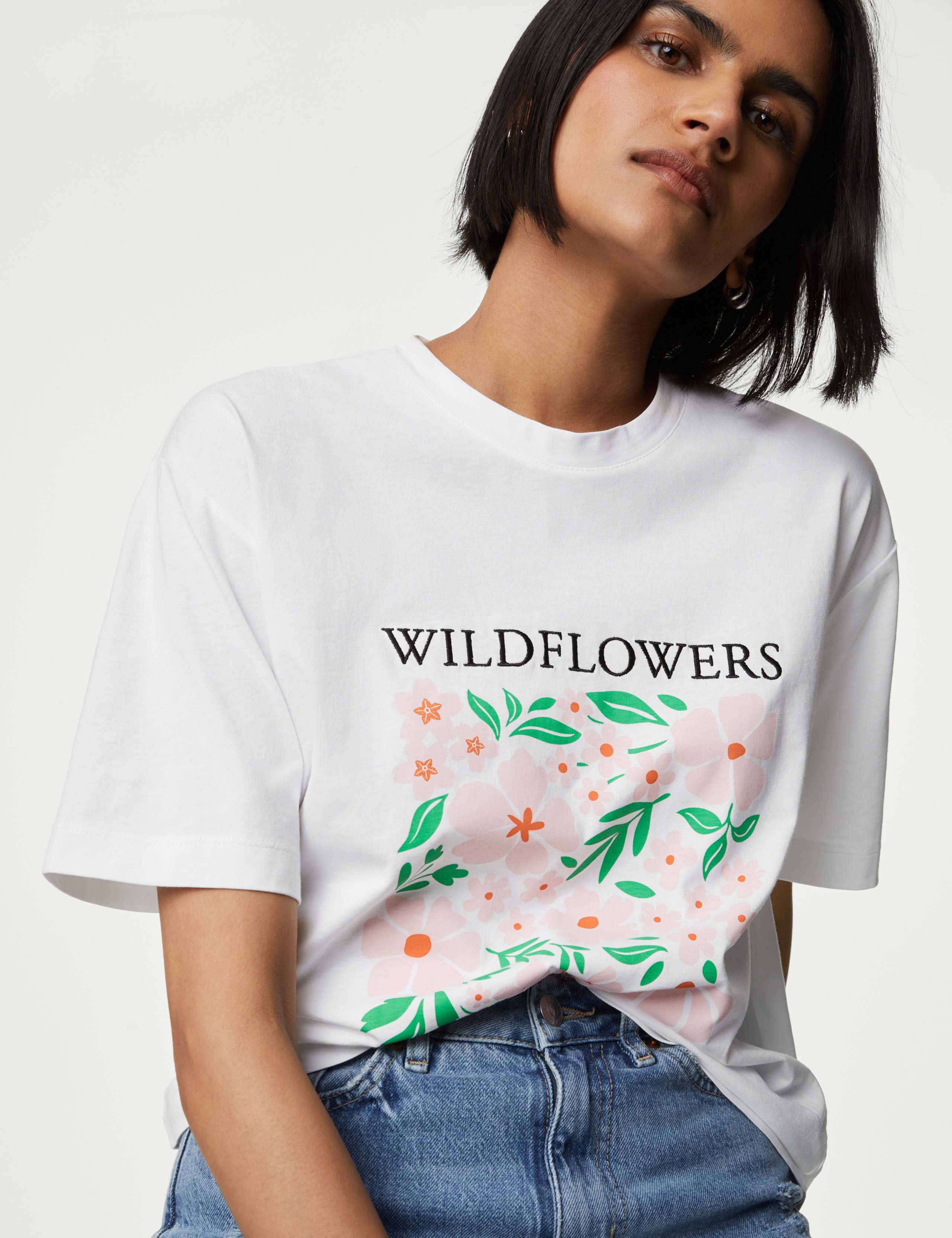 Pure Cotton Printed T-Shirt 1 of 5