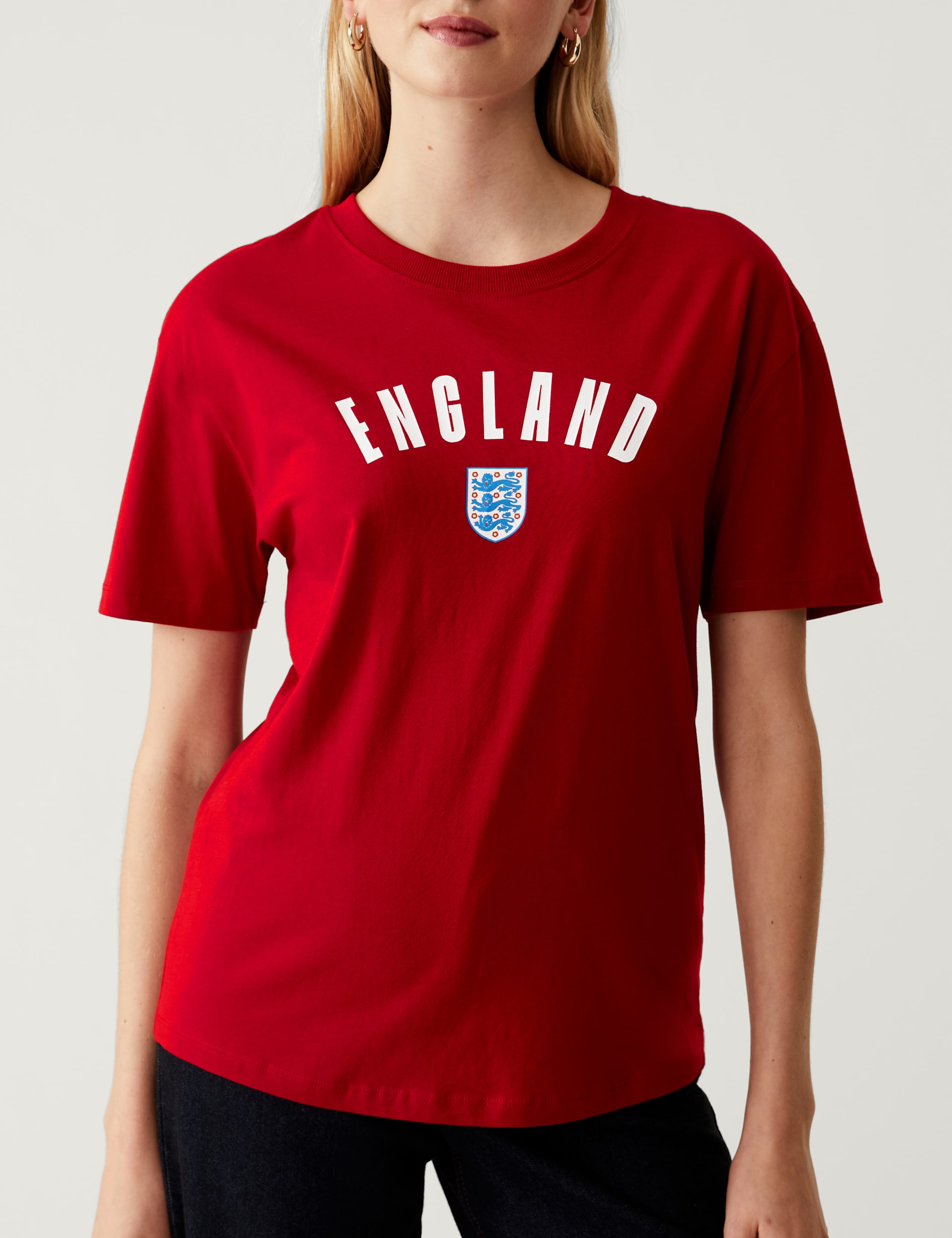Women's Pure Cotton England T-Shirt 1 of 5