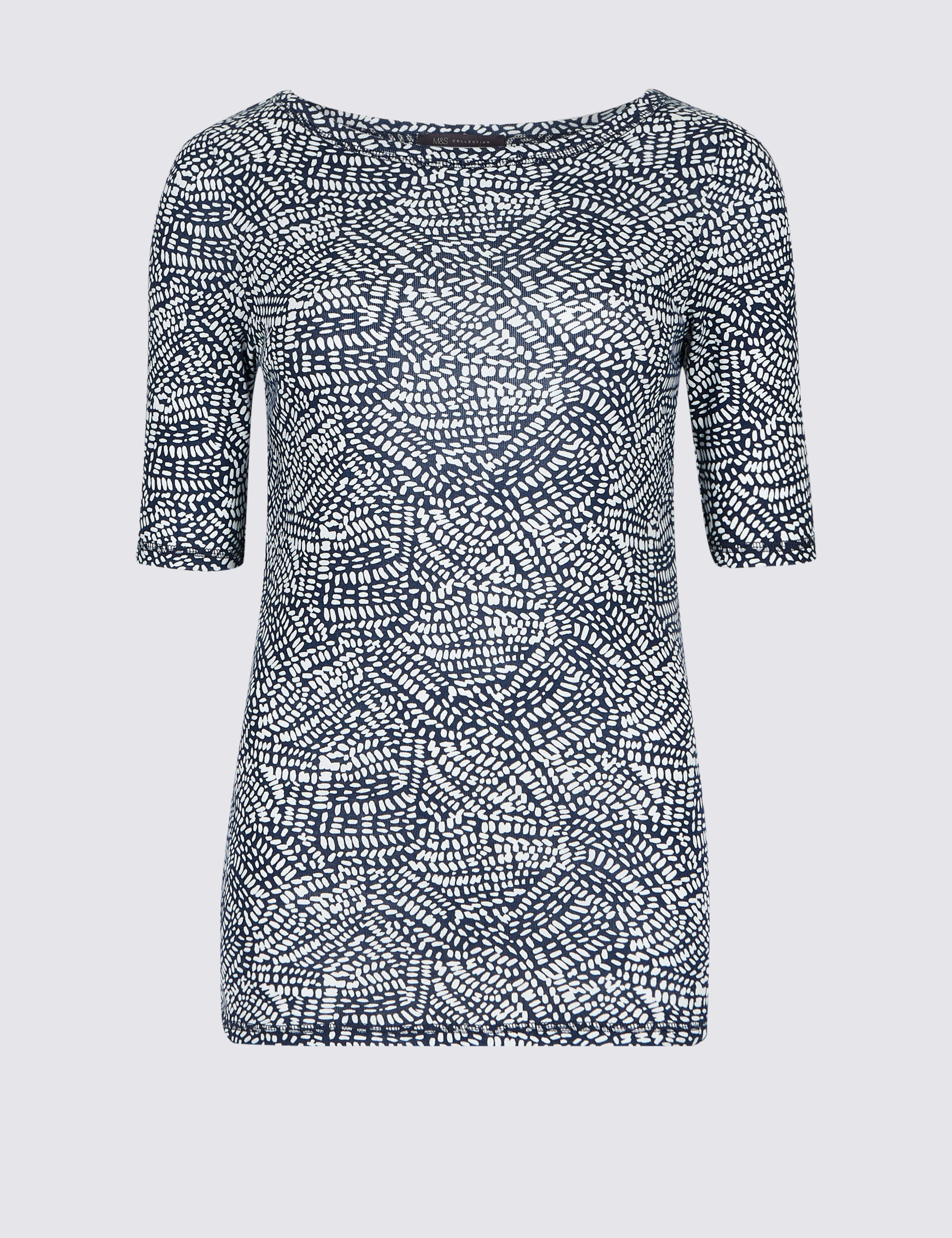 Pure Cotton Printed Half Sleeve T-Shirt 2 of 4