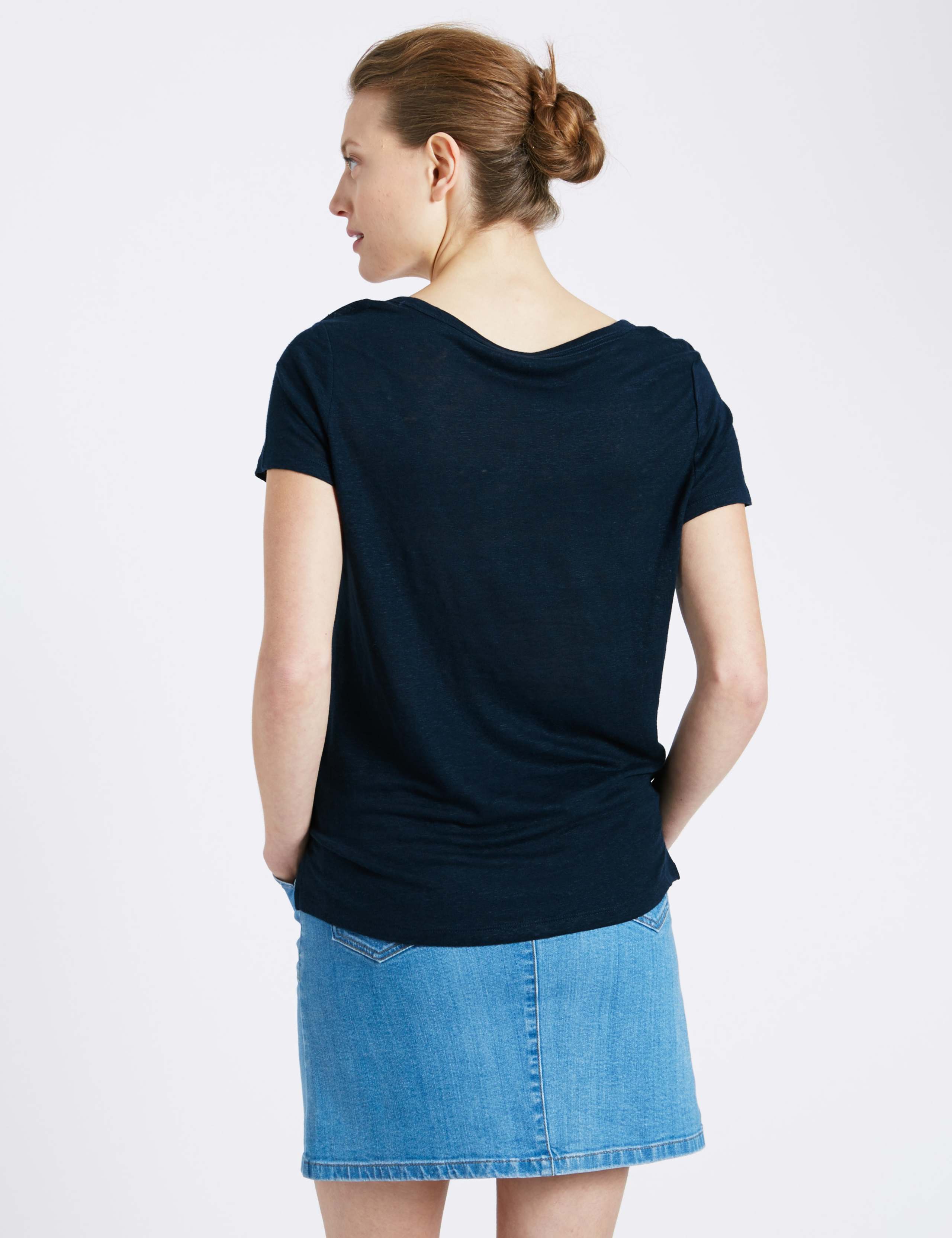 Pure Linen T-Shirt 2 of 2