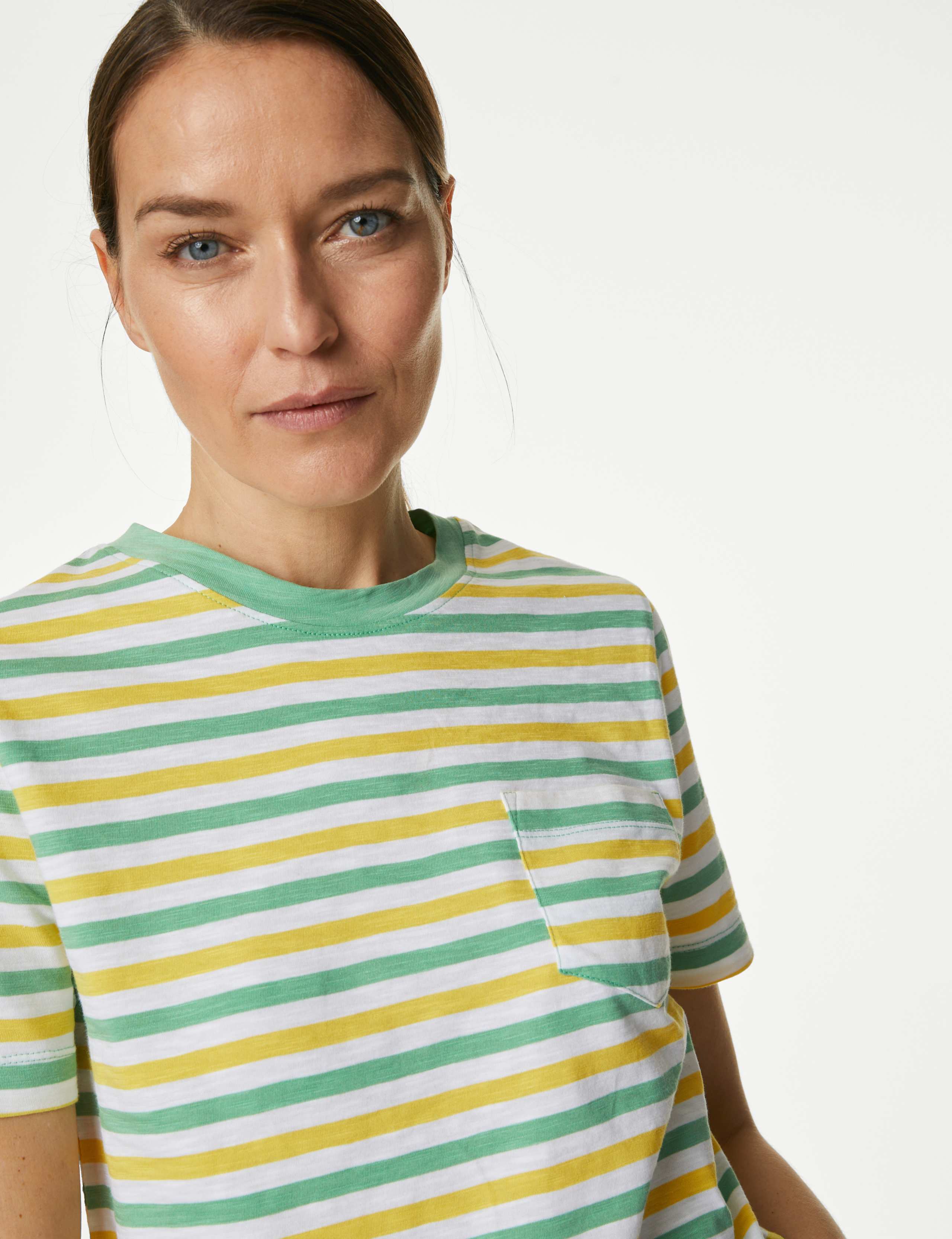 Pure Cotton Striped T-Shirt 4 of 5