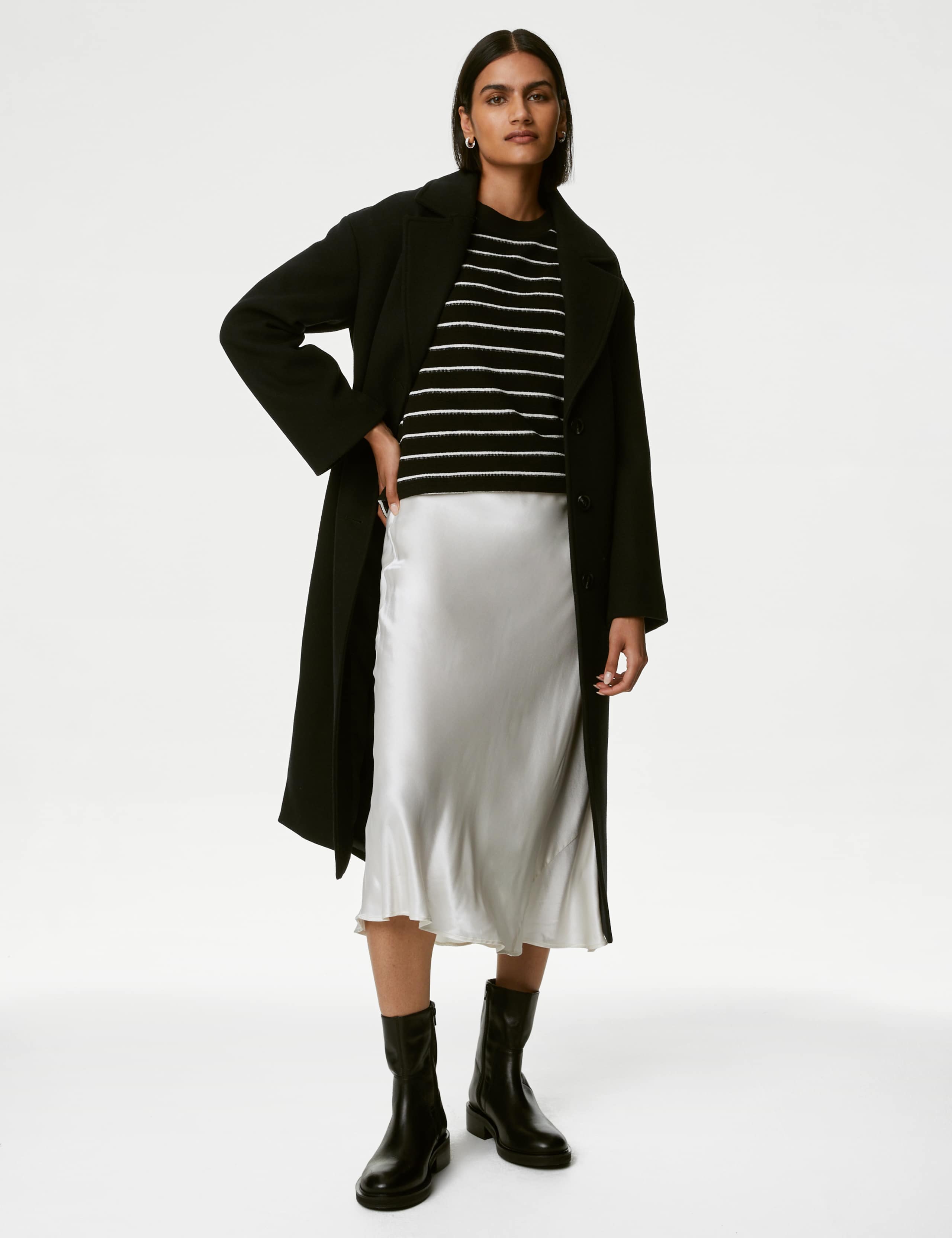 Cotton Rich Textured Striped Top 3 of 6