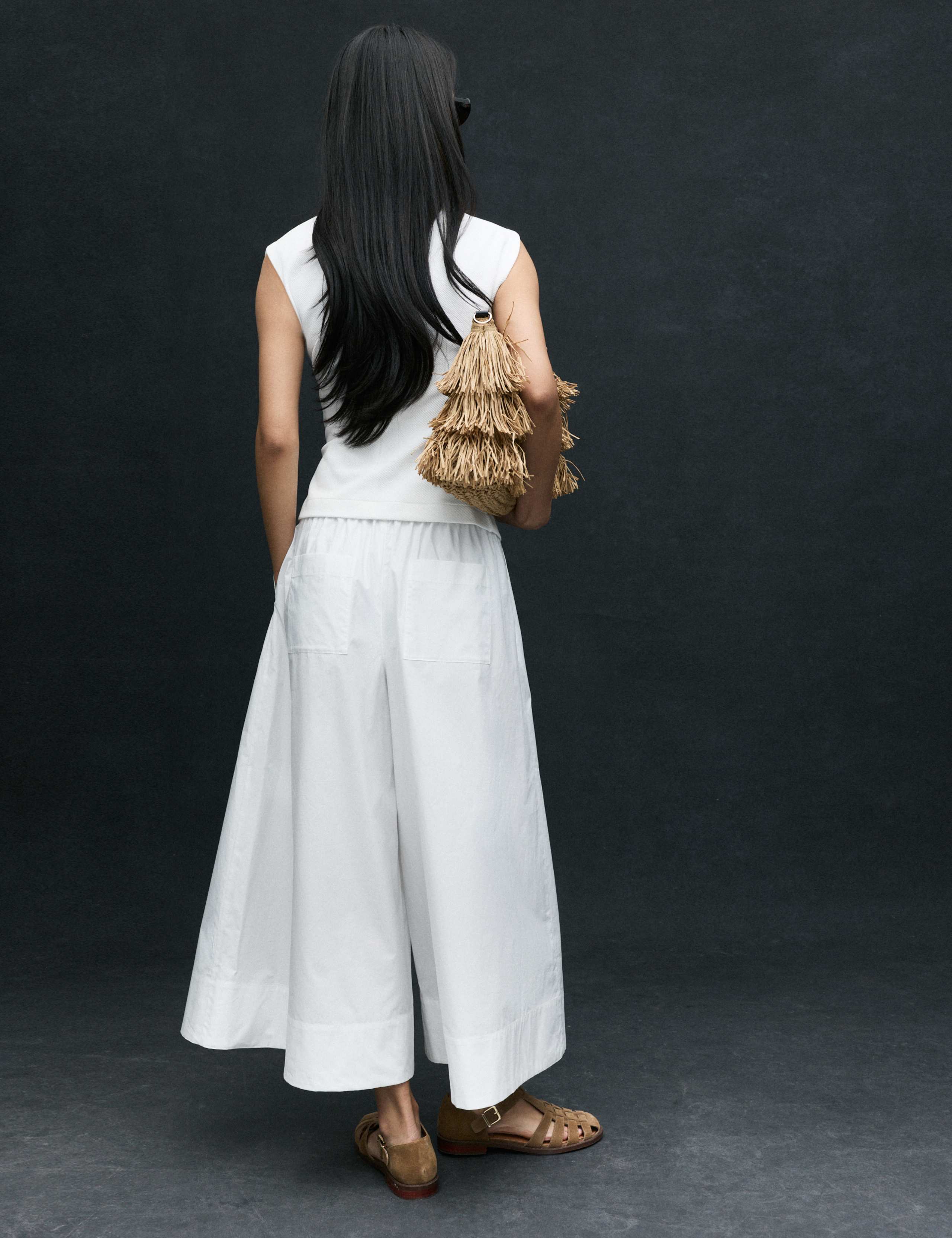 Cotton Rich Ribbed Drape Top 5 of 7