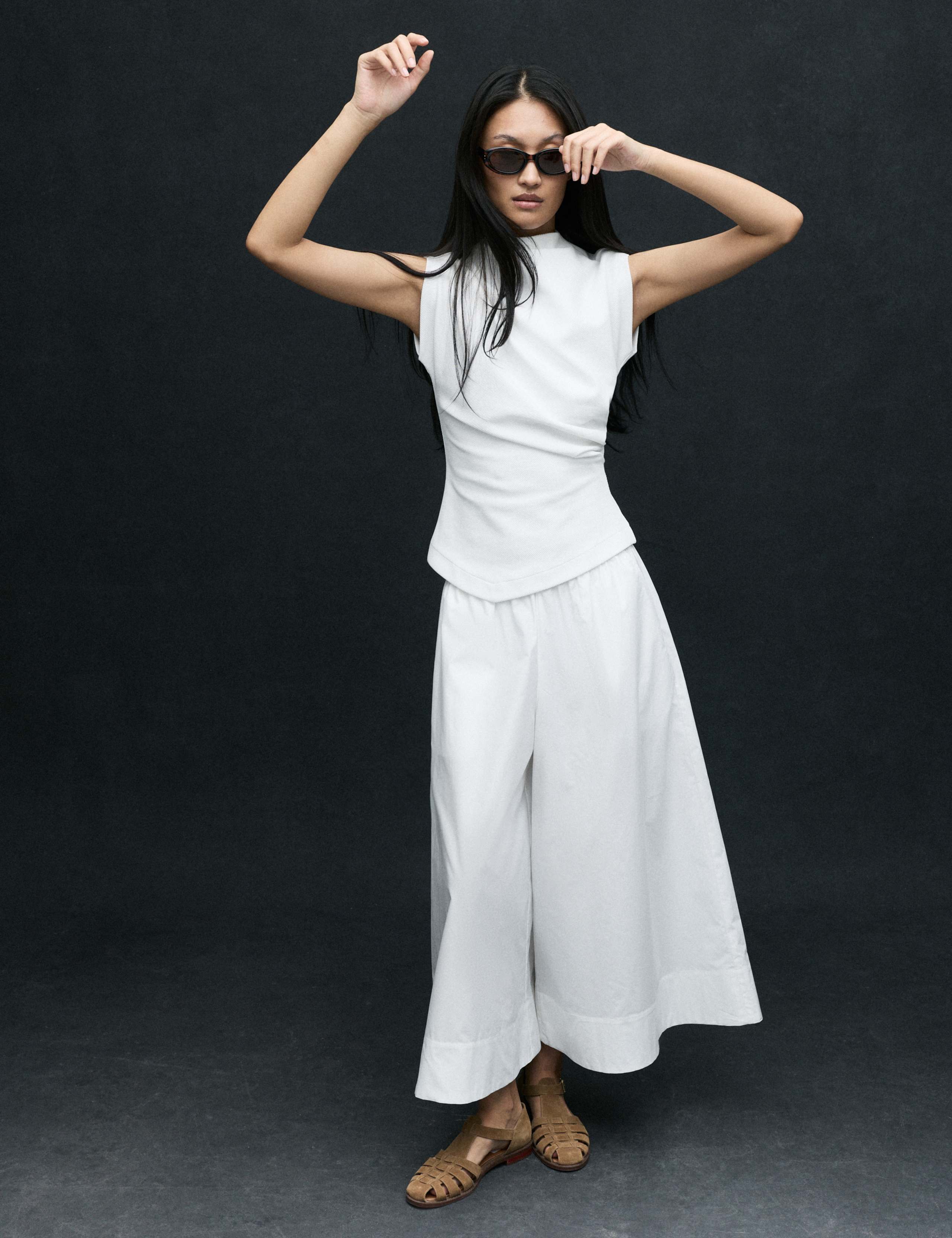 Cotton Rich Ribbed Drape Top 6 of 7