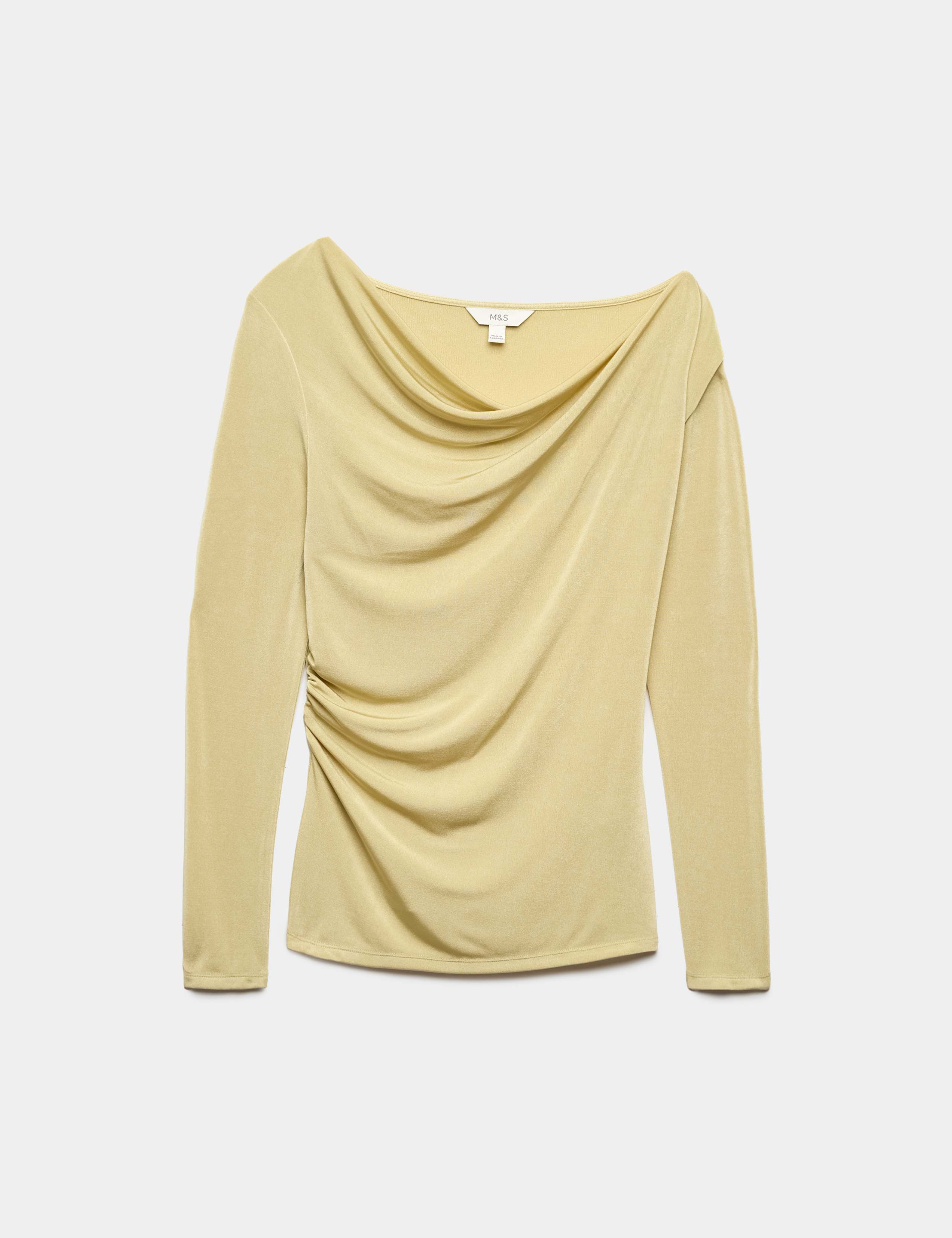 Slinky Asymmetric Neckline Top 2 of 4