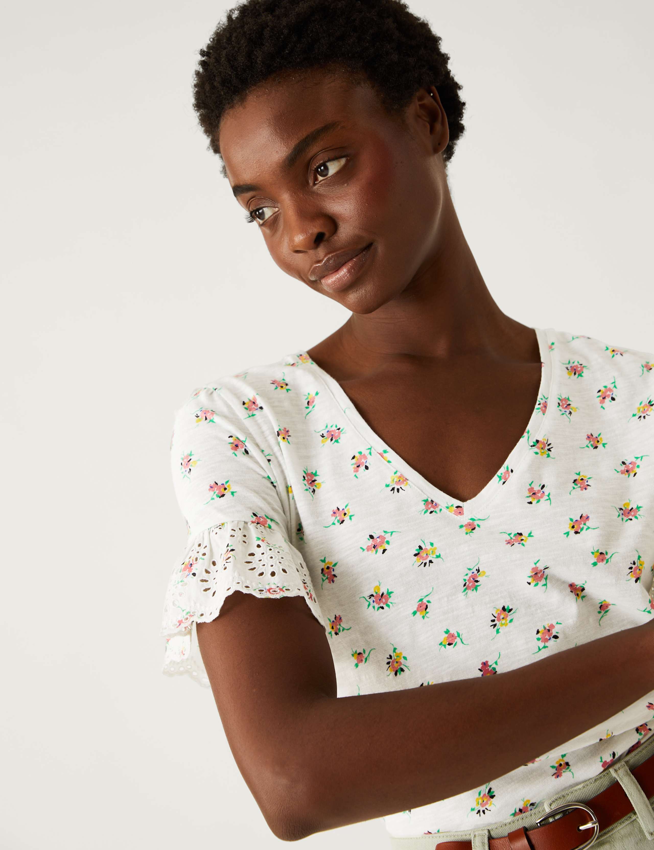 Pure Cotton Printed Top 4 of 5