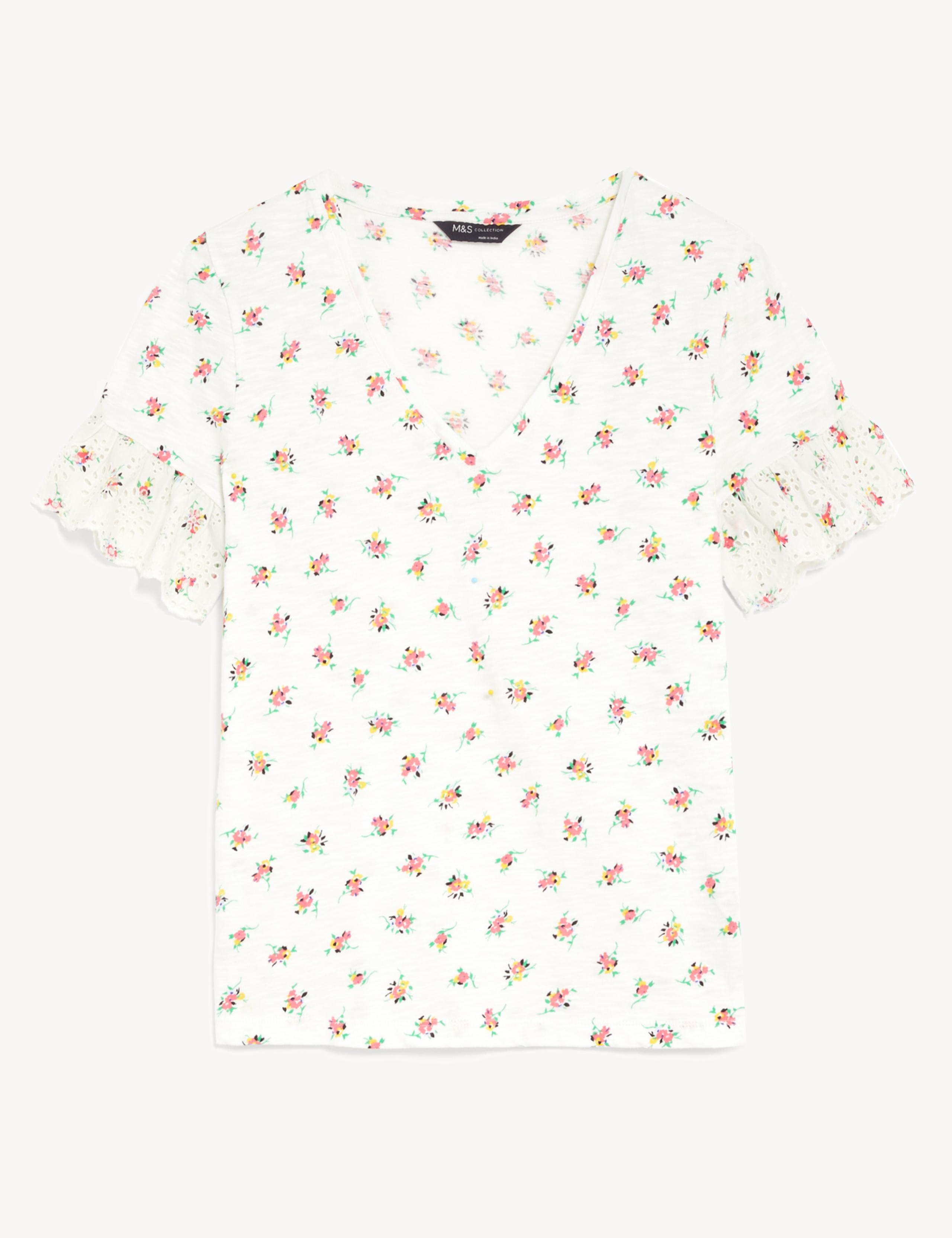 Pure Cotton Printed Top 2 of 5