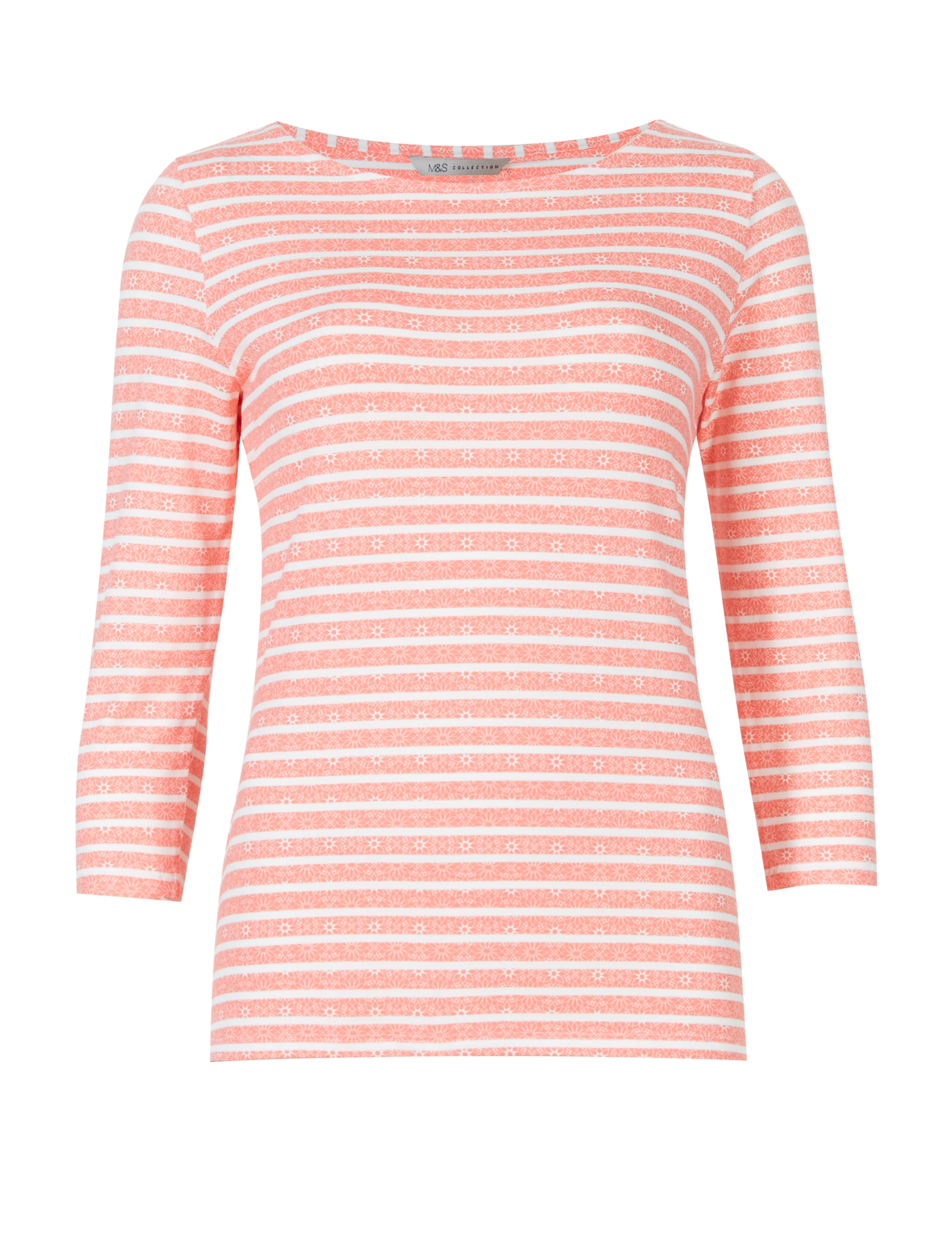 3/4 Sleeve Striped Top 2 of 4