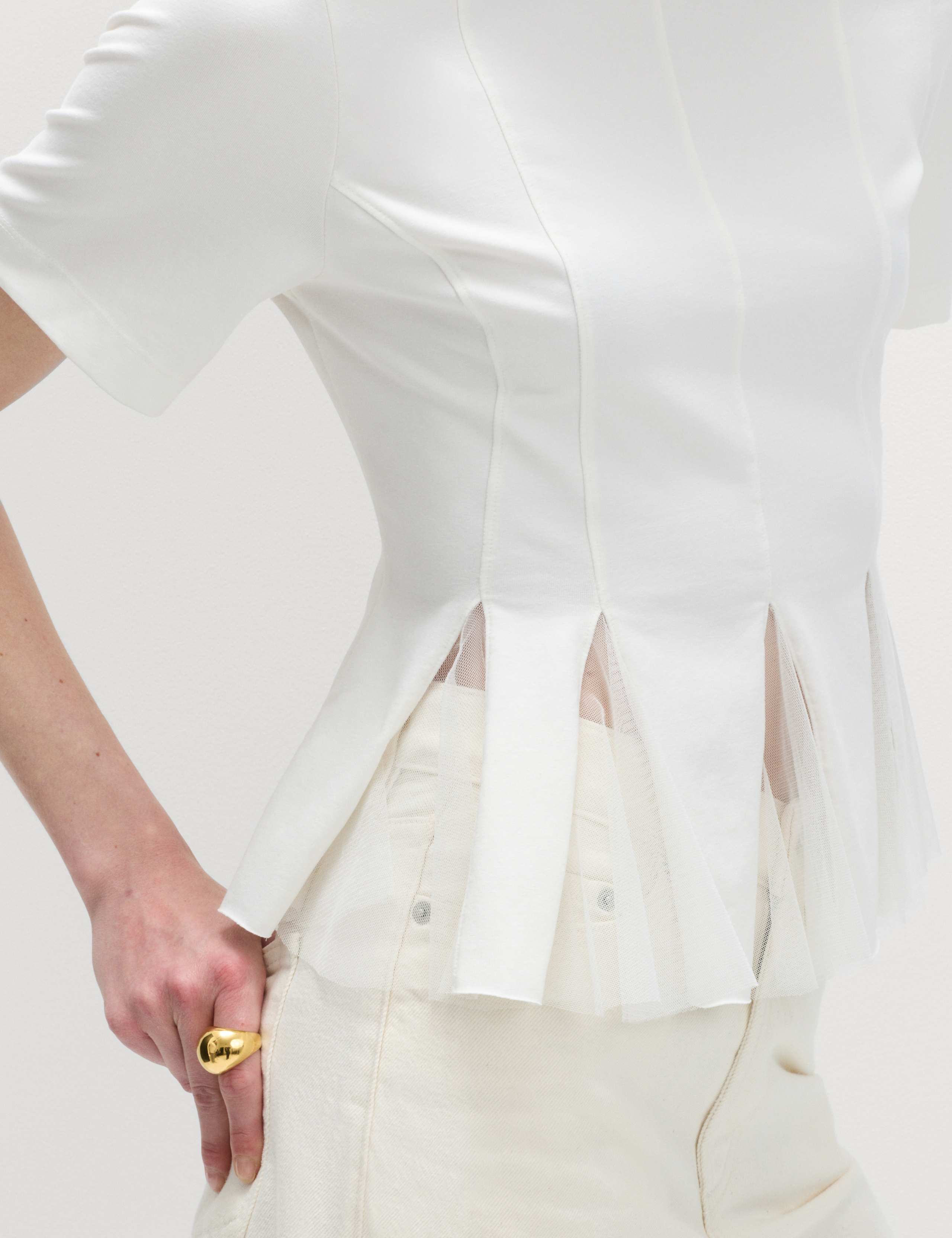 Cotton Rich Crew Neck Top 5 of 5