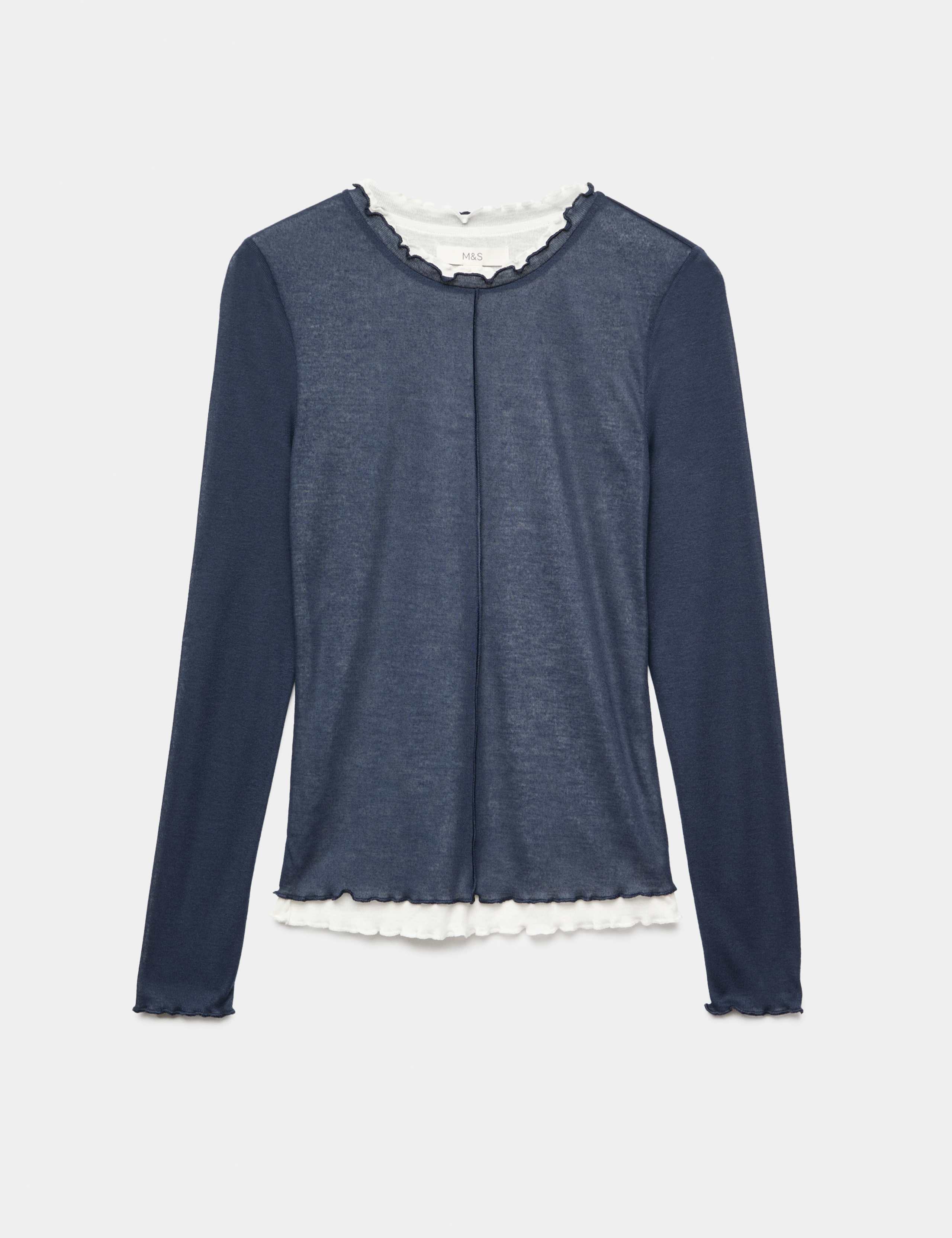 Double Layer Lettuce Hem Top 2 of 4