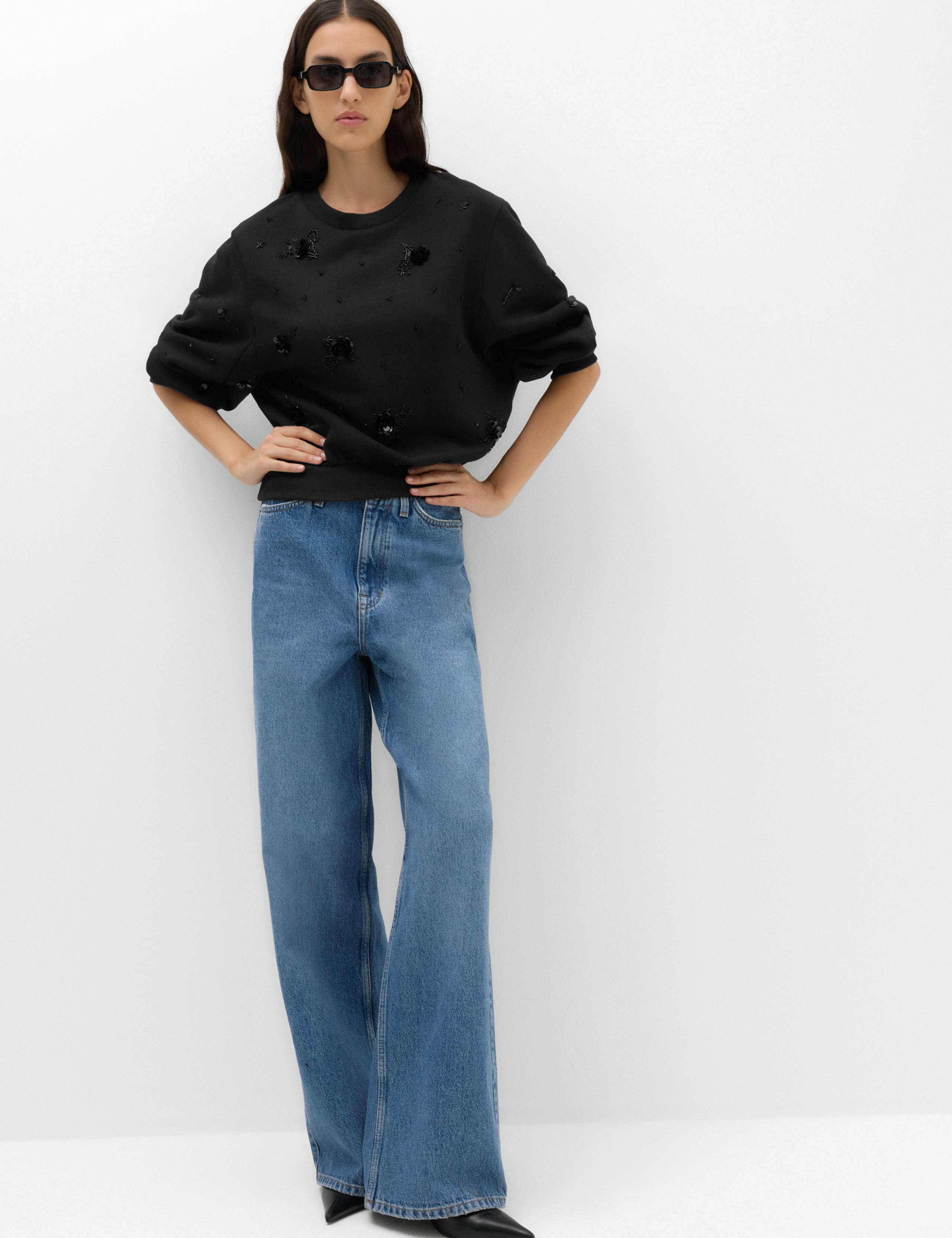 Cotton Rich Embellished Sweatshirt 7 of 7