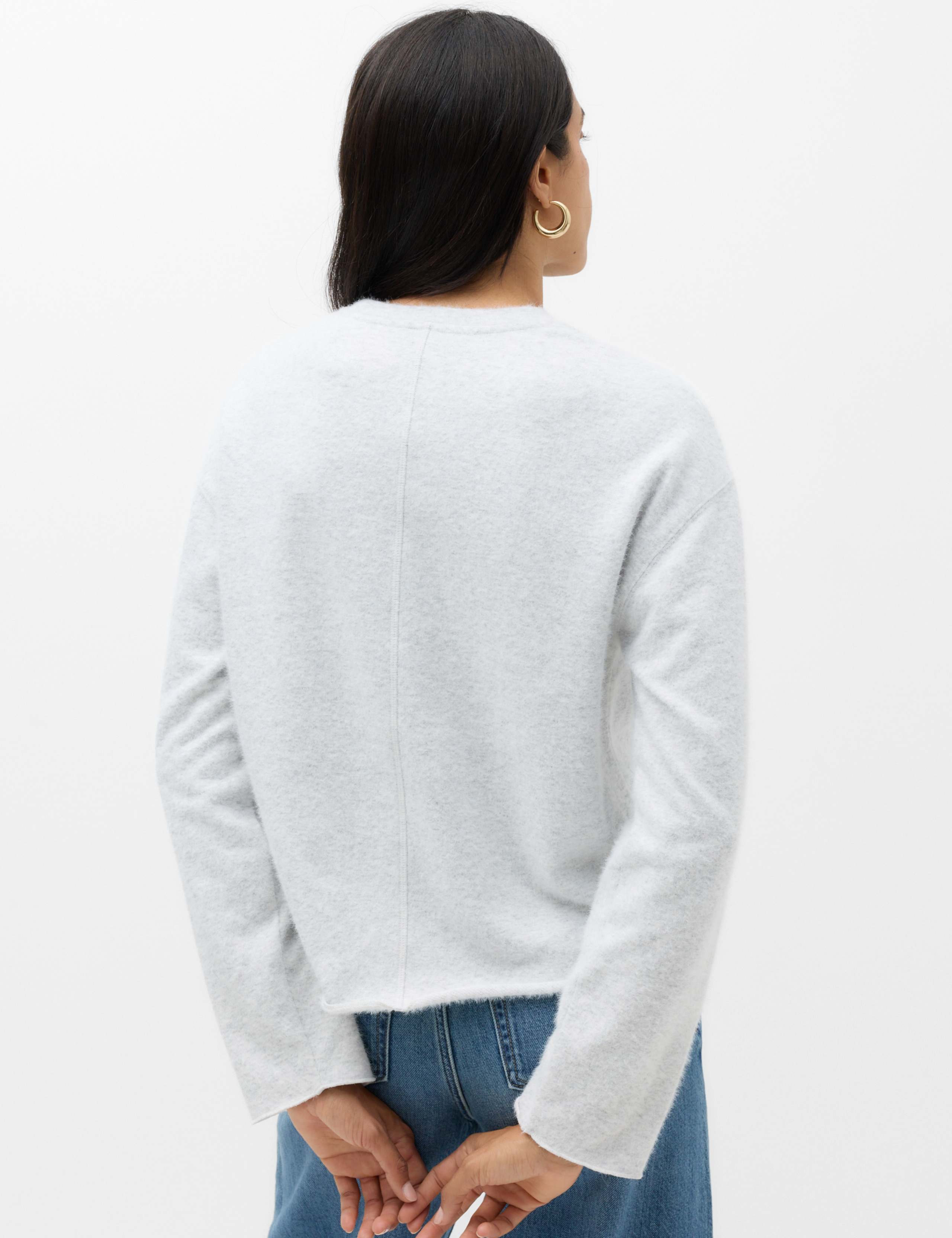 Cosy Eyelash Crew Neck Sweatshirt 3 of 5