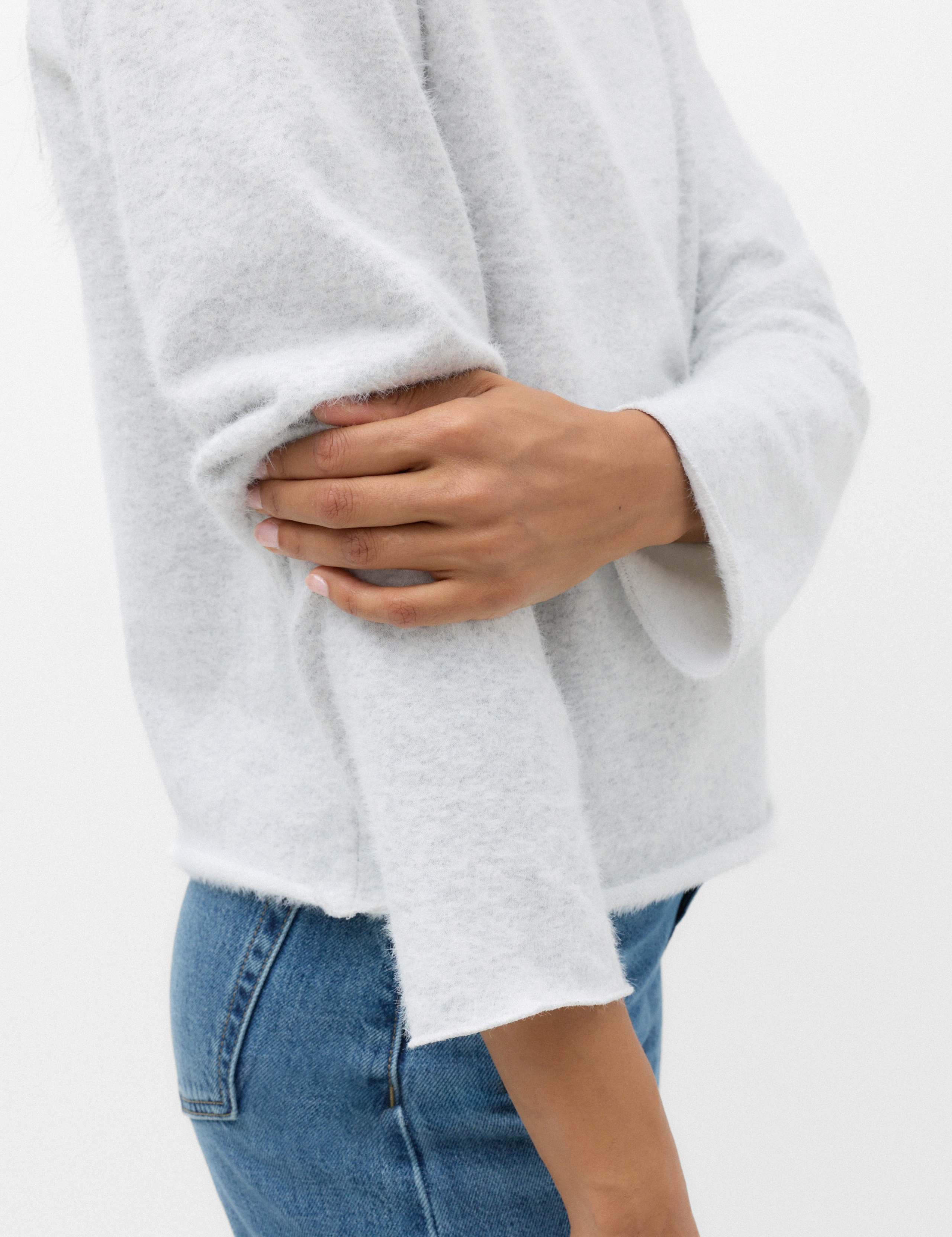 Cosy Eyelash Crew Neck Sweatshirt 4 of 5