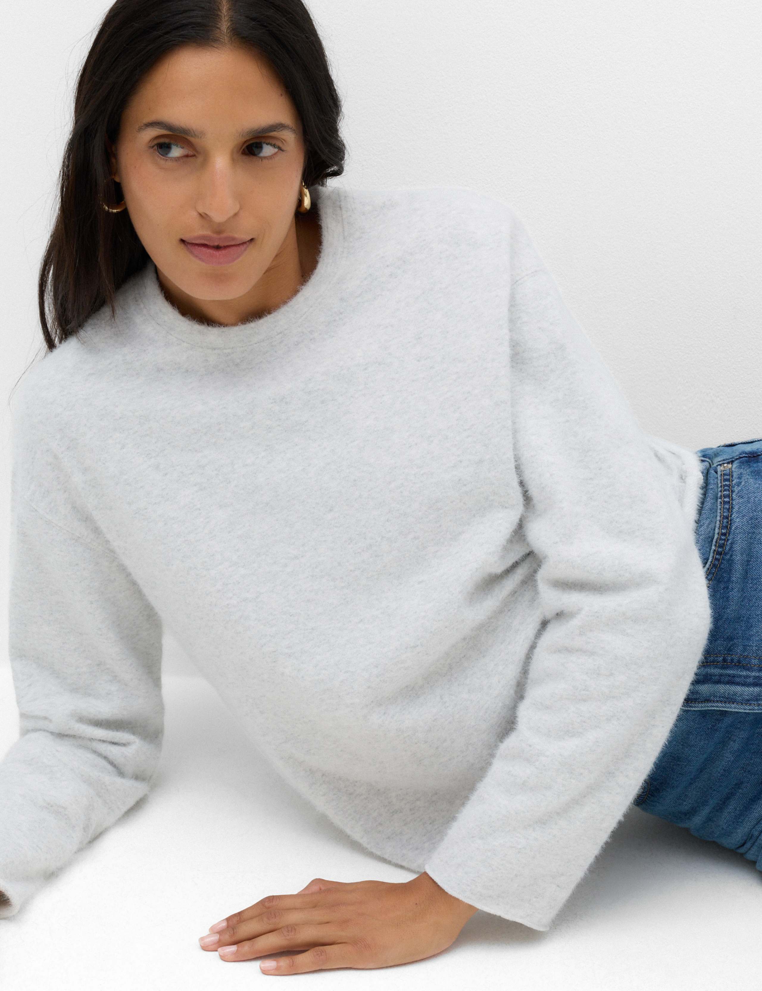 Cosy Eyelash Crew Neck Sweatshirt 5 of 5