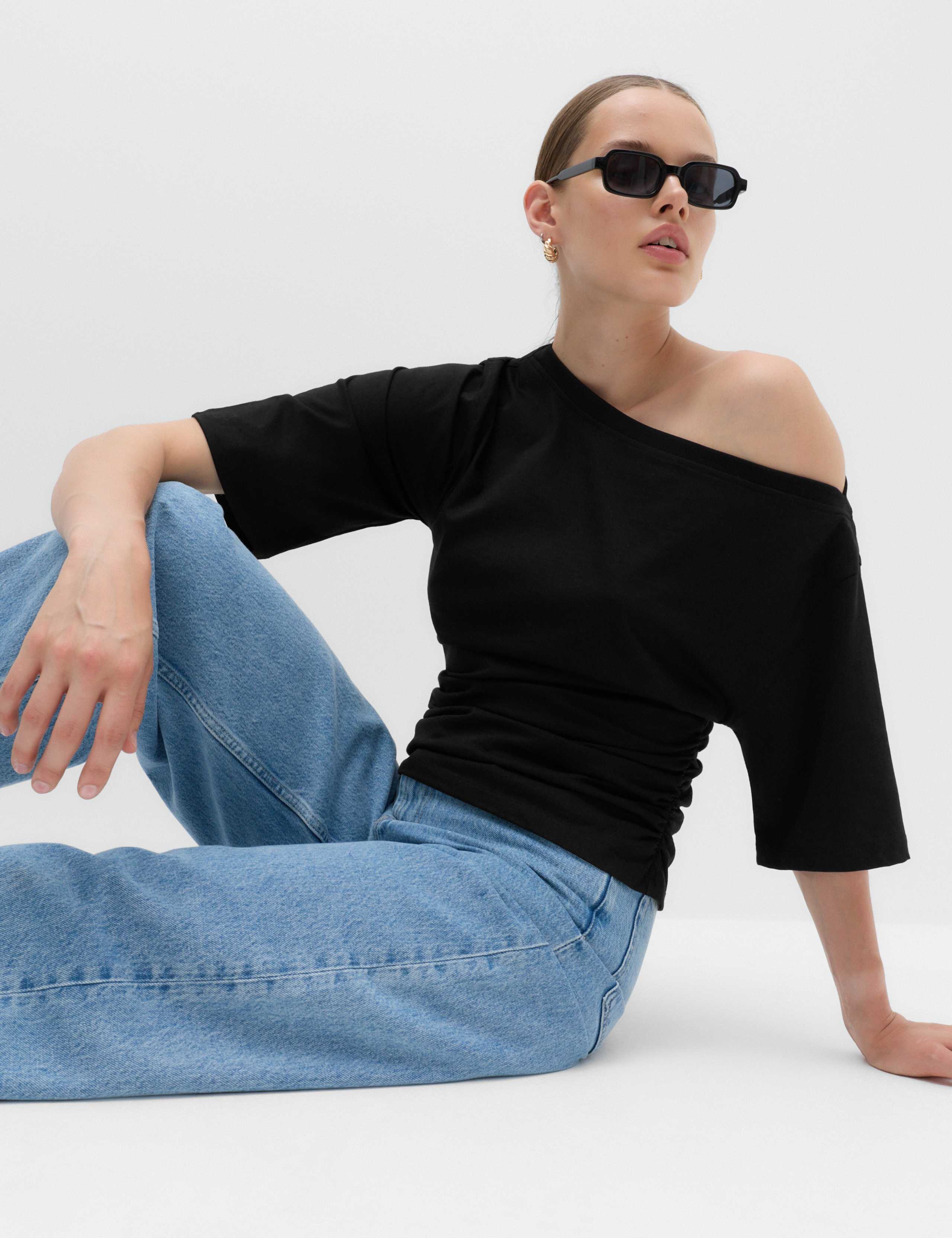 Pure Cotton Off The Shoulder Top 1 of 4