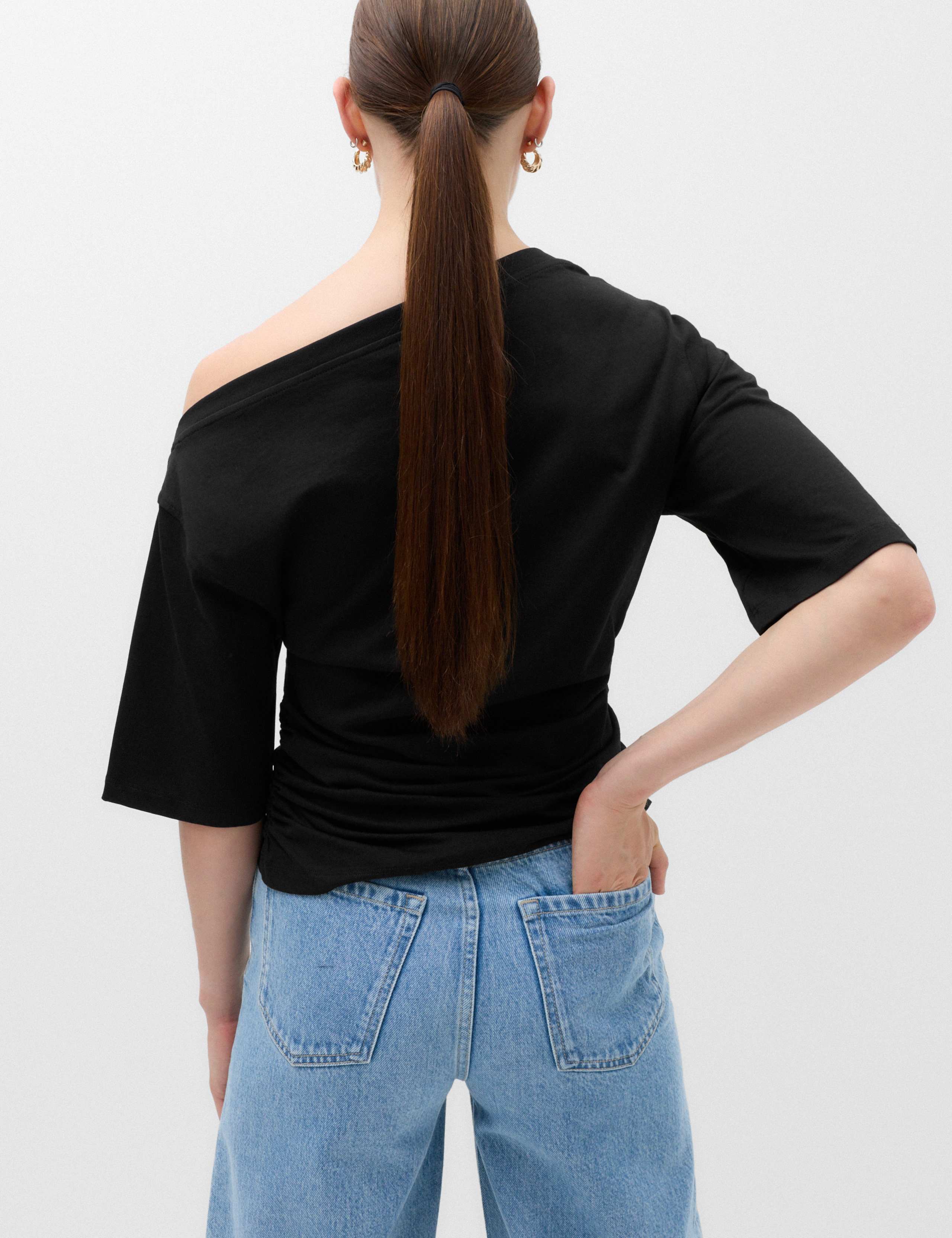 Pure Cotton Off The Shoulder Top 3 of 4